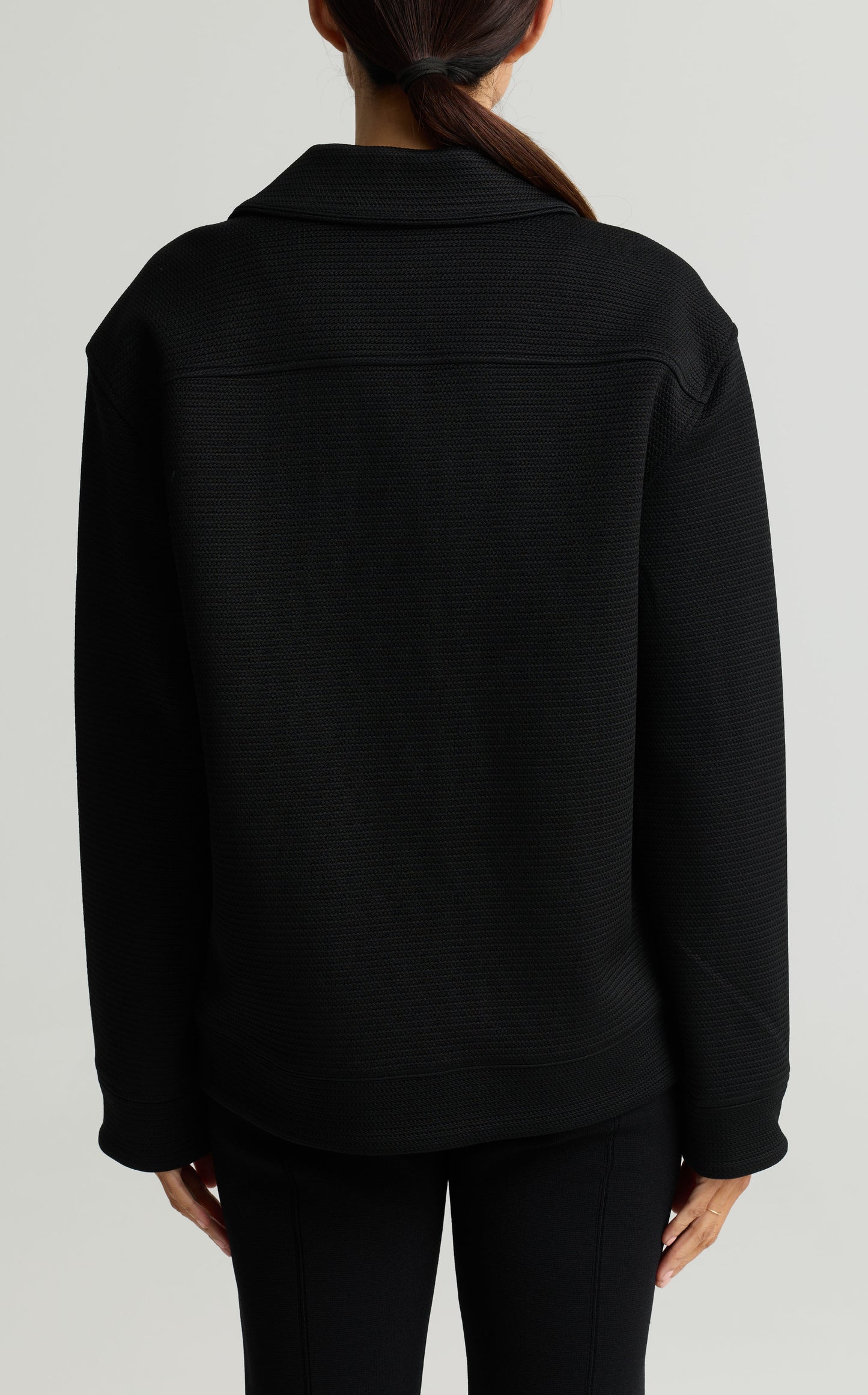 Piqué Jersey Zip Jacket