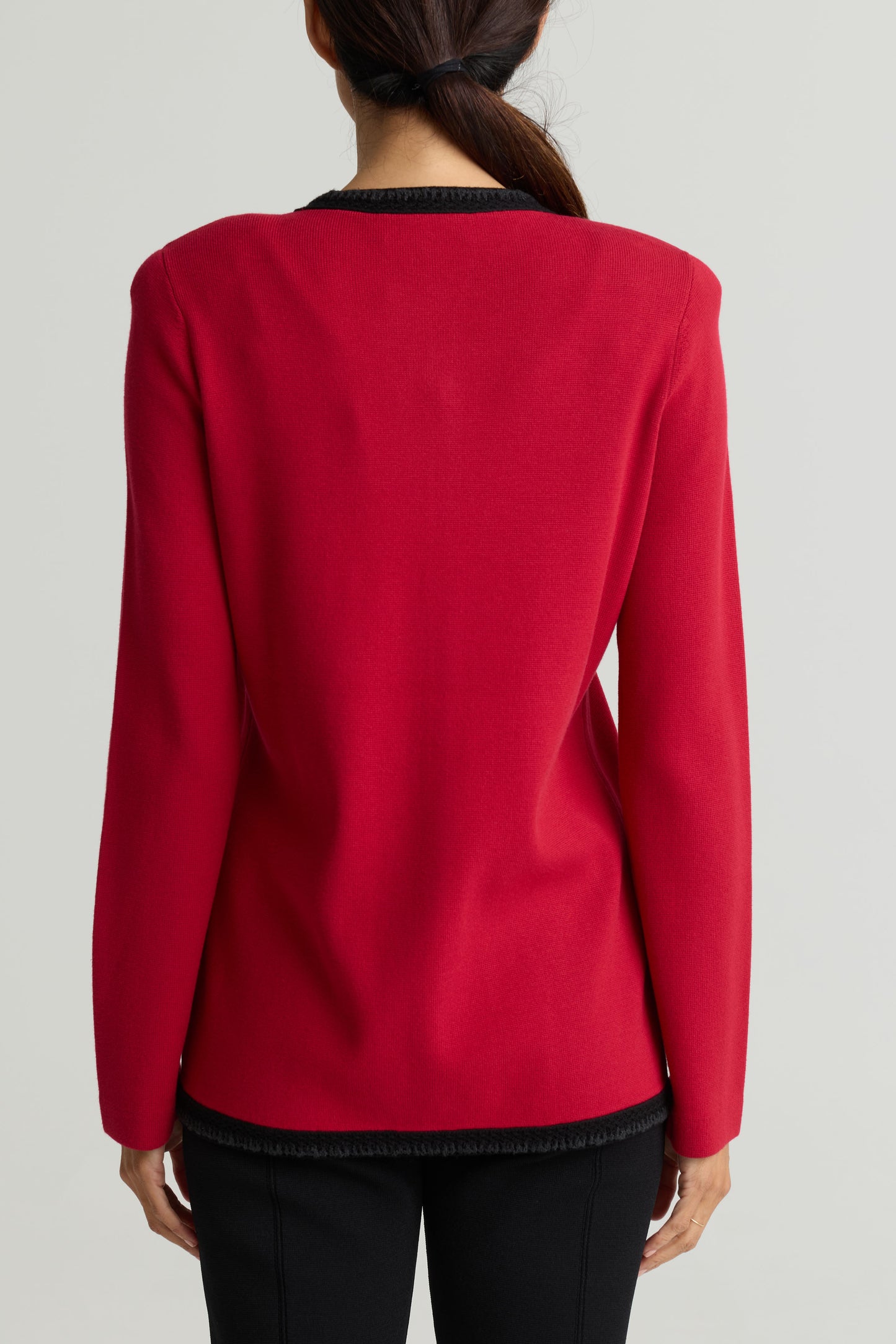Flat Piqué Knit Jacket