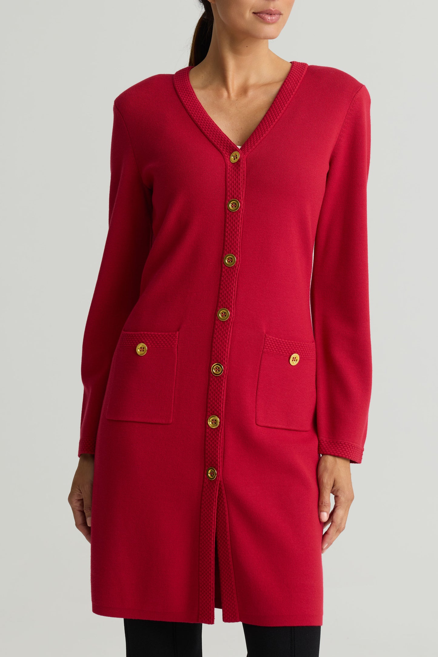 Longline Knit Cardigan Jacket