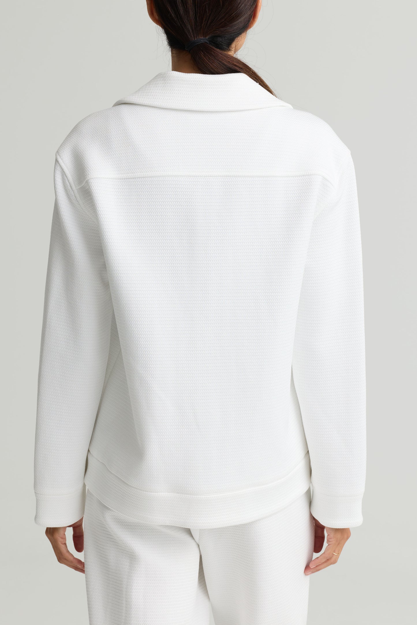 Piqué Jersey Zip Jacket