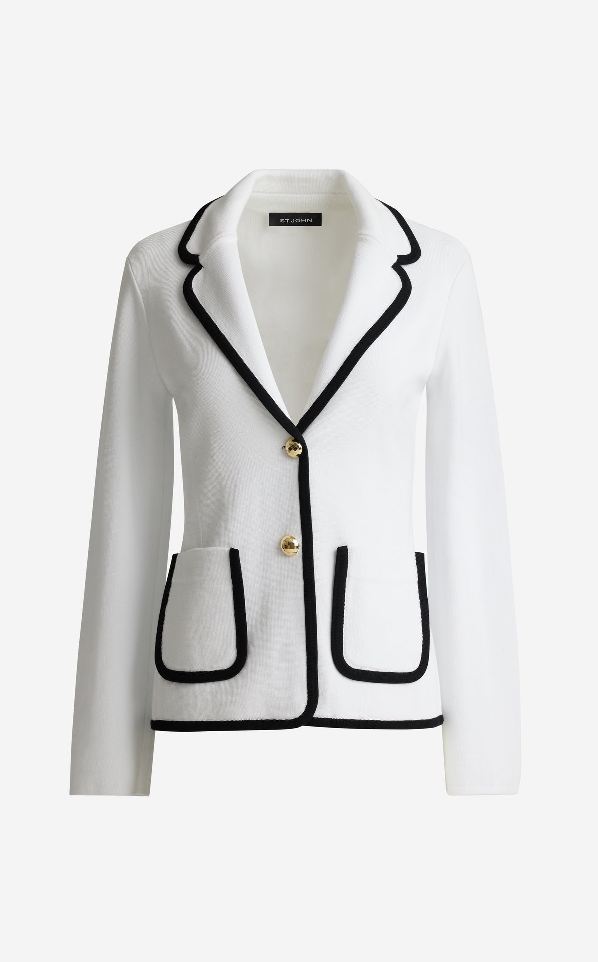Contrast Border Blazer