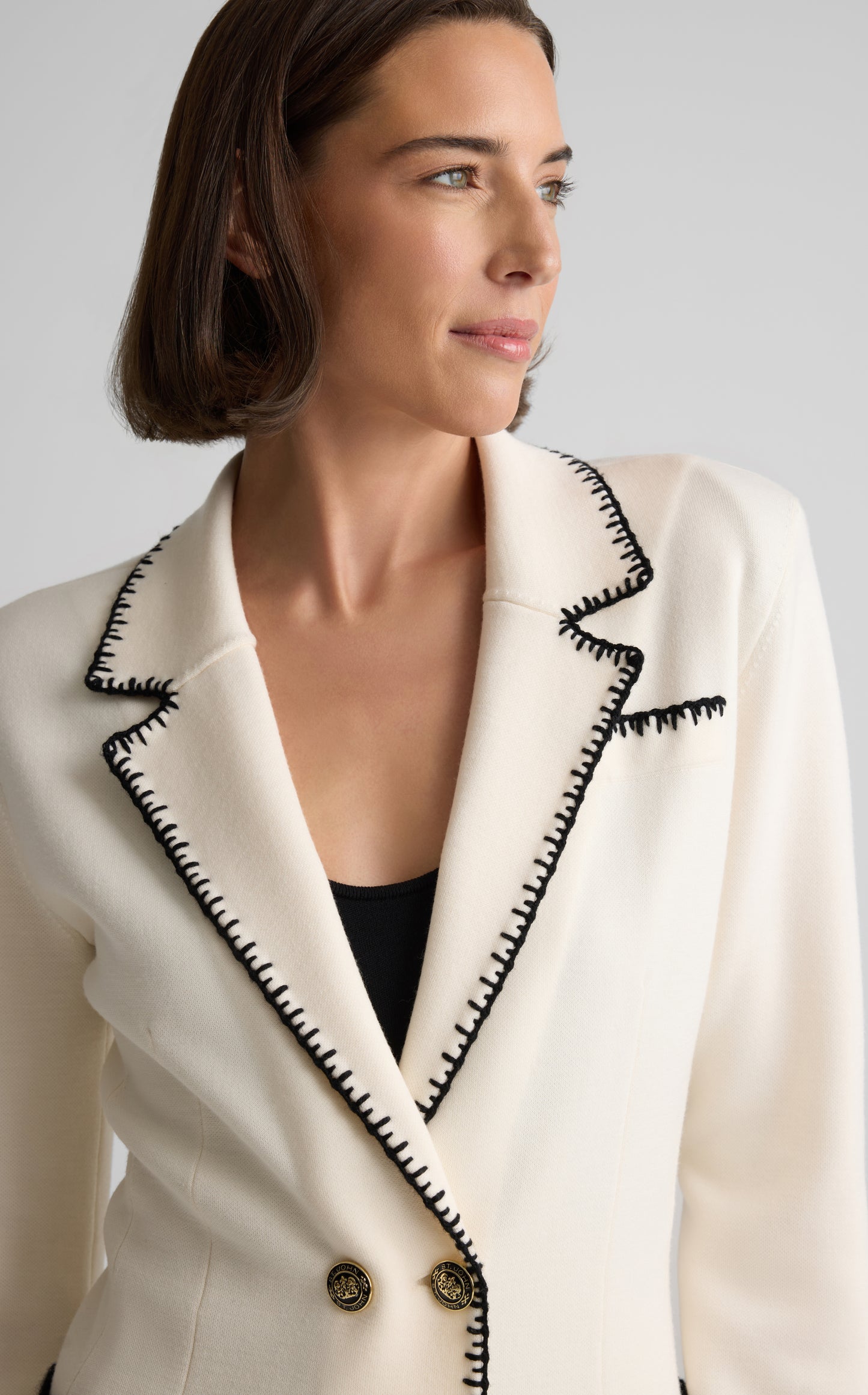 Donna Jacket In Signature Doubleface Knit