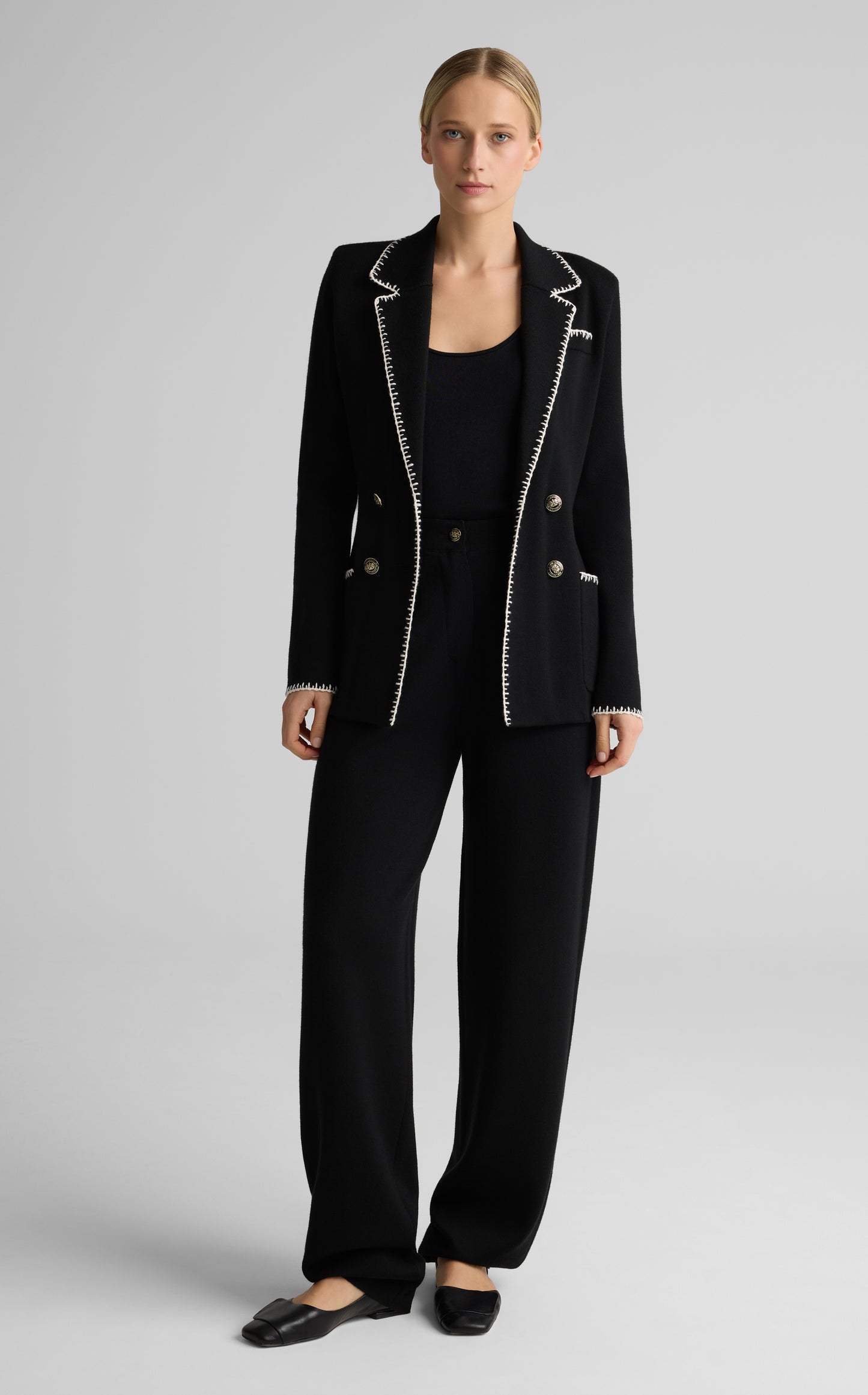 Donna Jacket In Signature Doubleface Knit