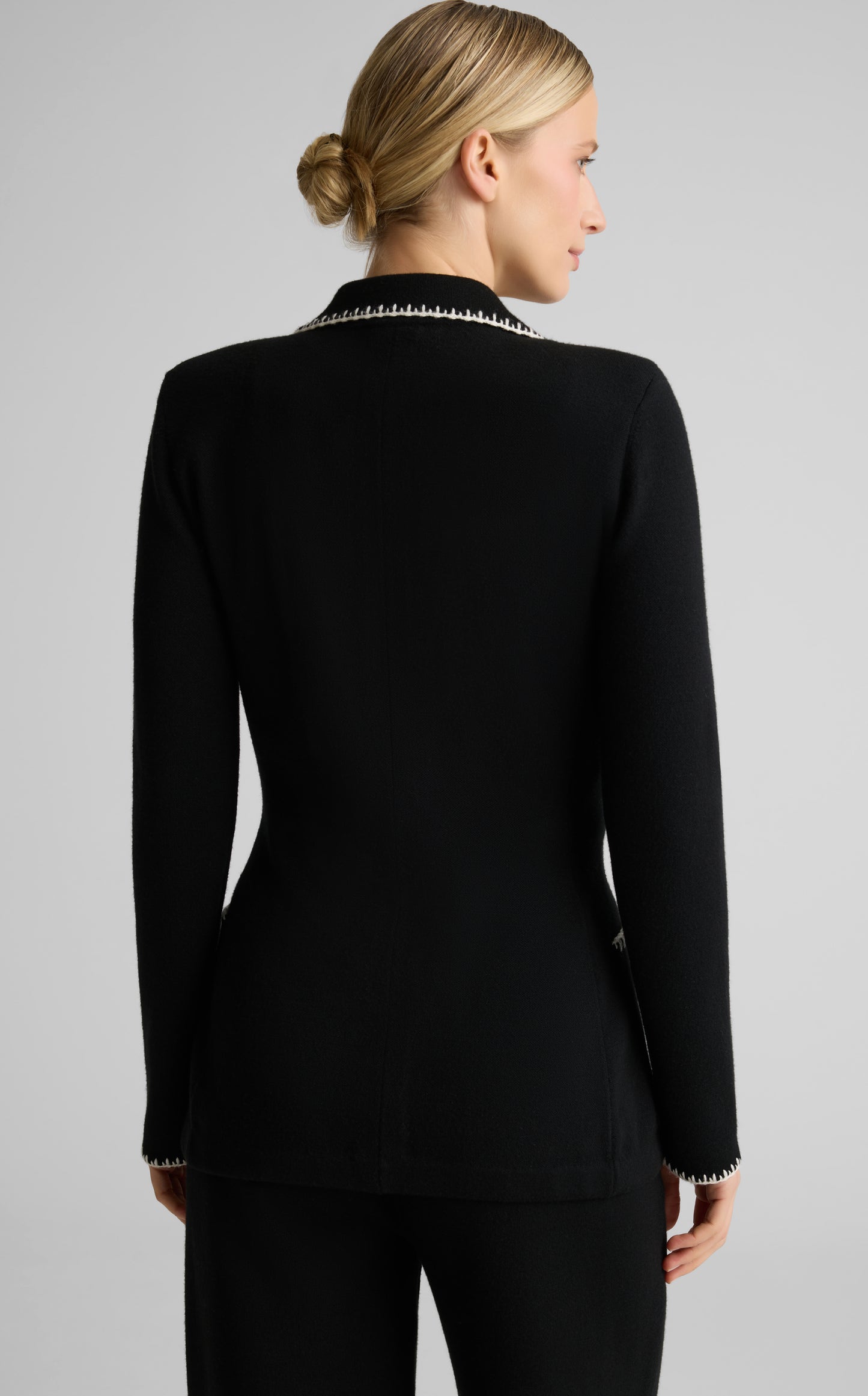 Donna Jacket In Signature Doubleface Knit