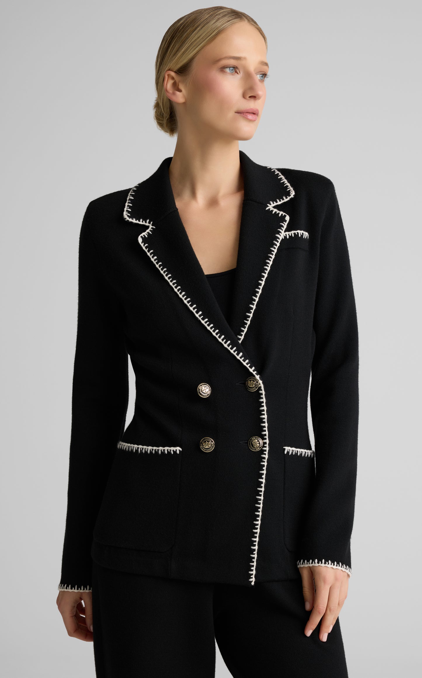 Donna Jacket In Signature Doubleface Knit