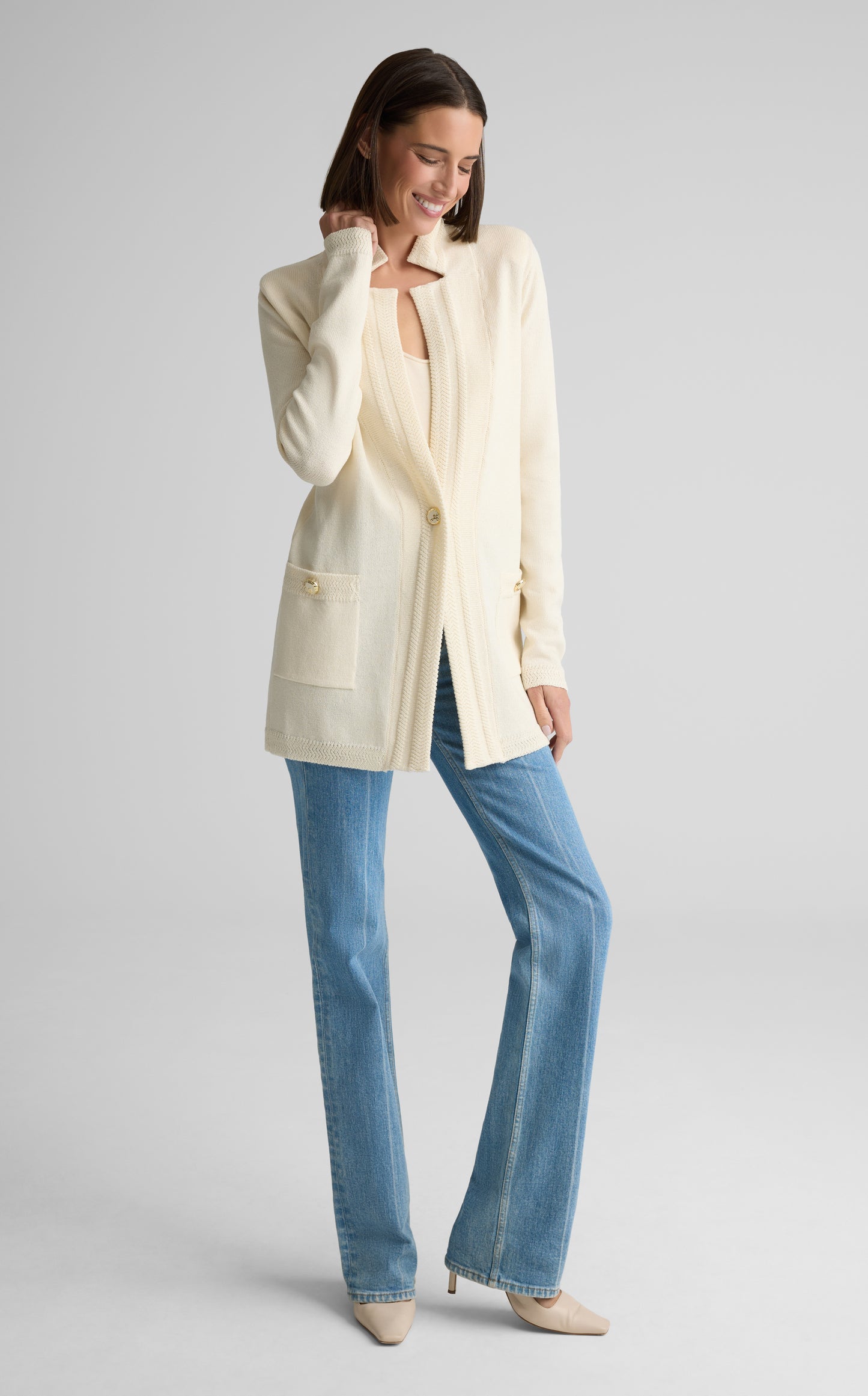 Calista Jacket in Legacy Crepe Knit