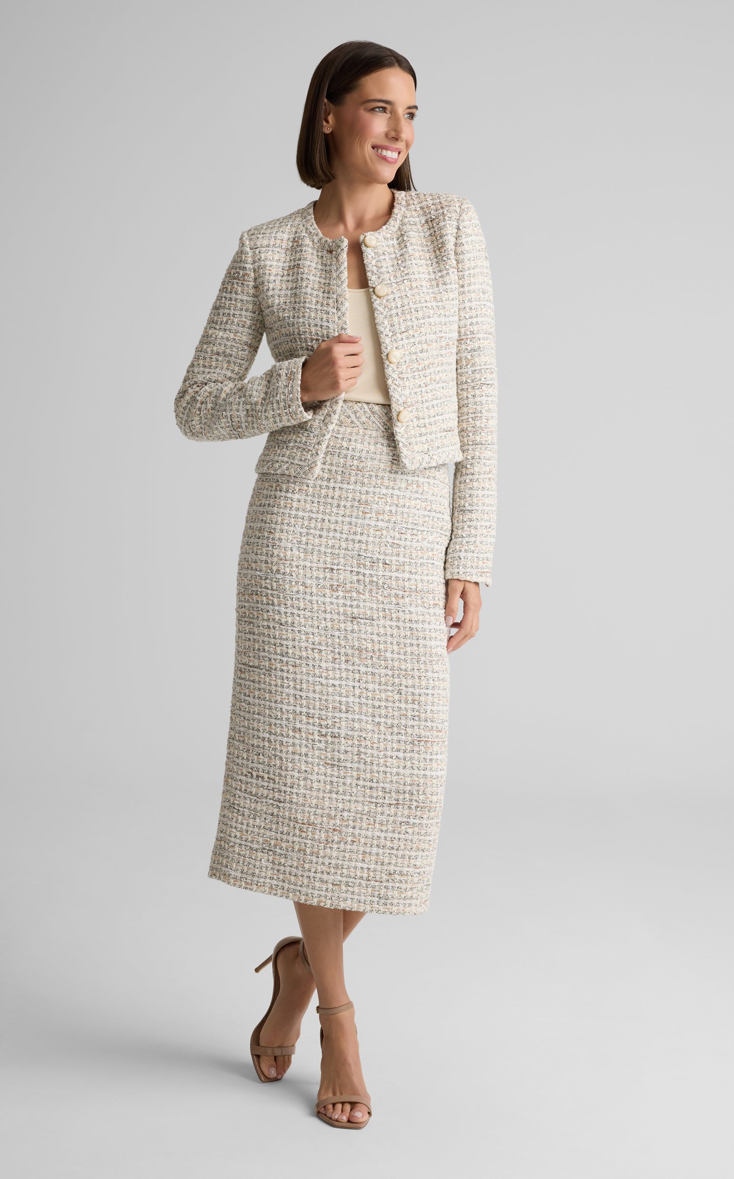 Simone Jacket in Côte d'Azur Tweed