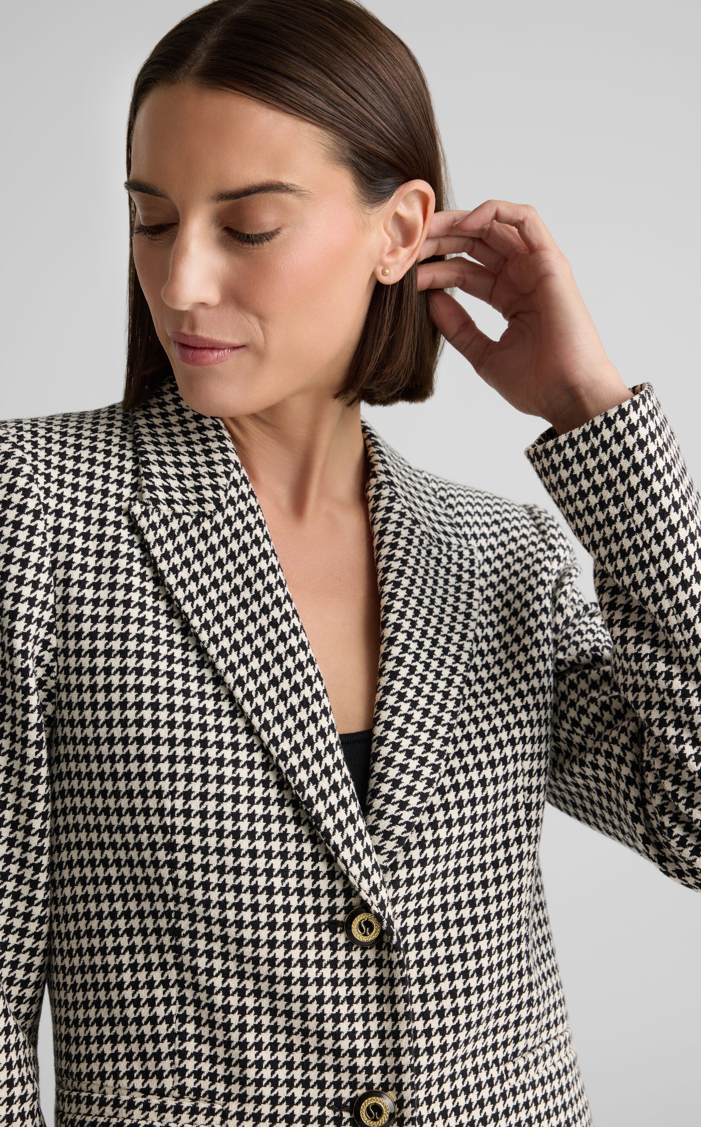 Lisette Jacket in Vichy Suiting