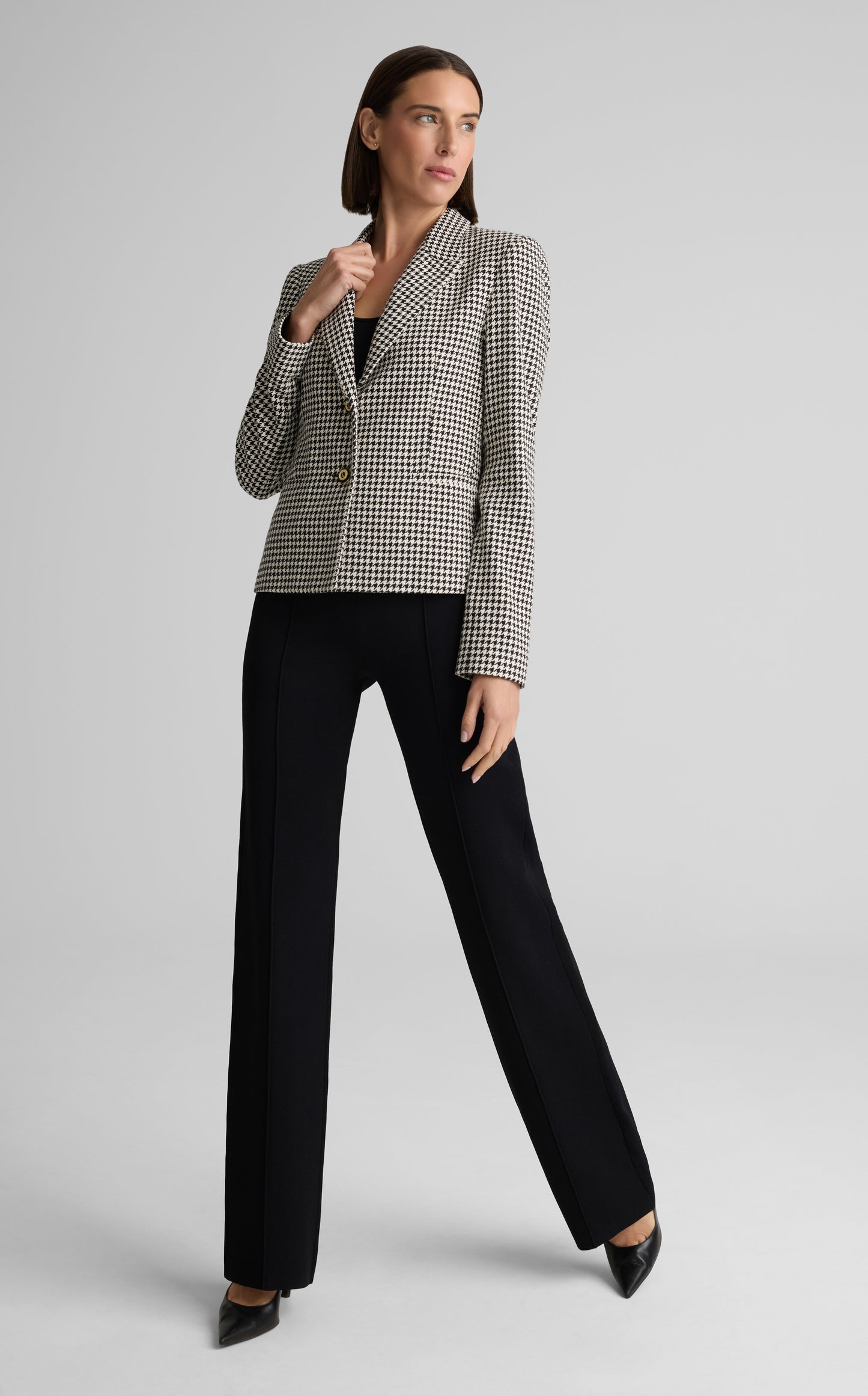 Lisette Jacket in Vichy Suiting