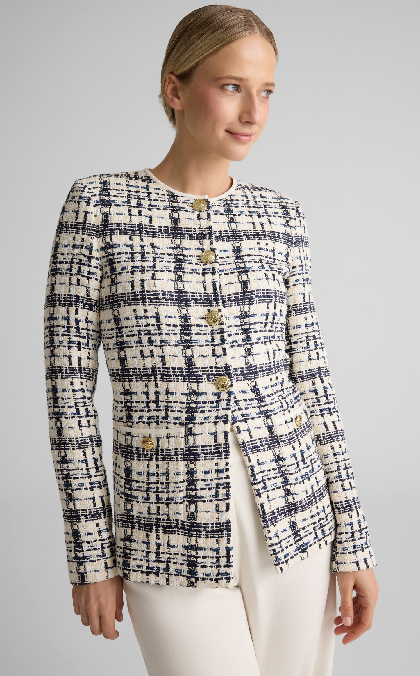 Amara Jacket in St. Tropez Tweed