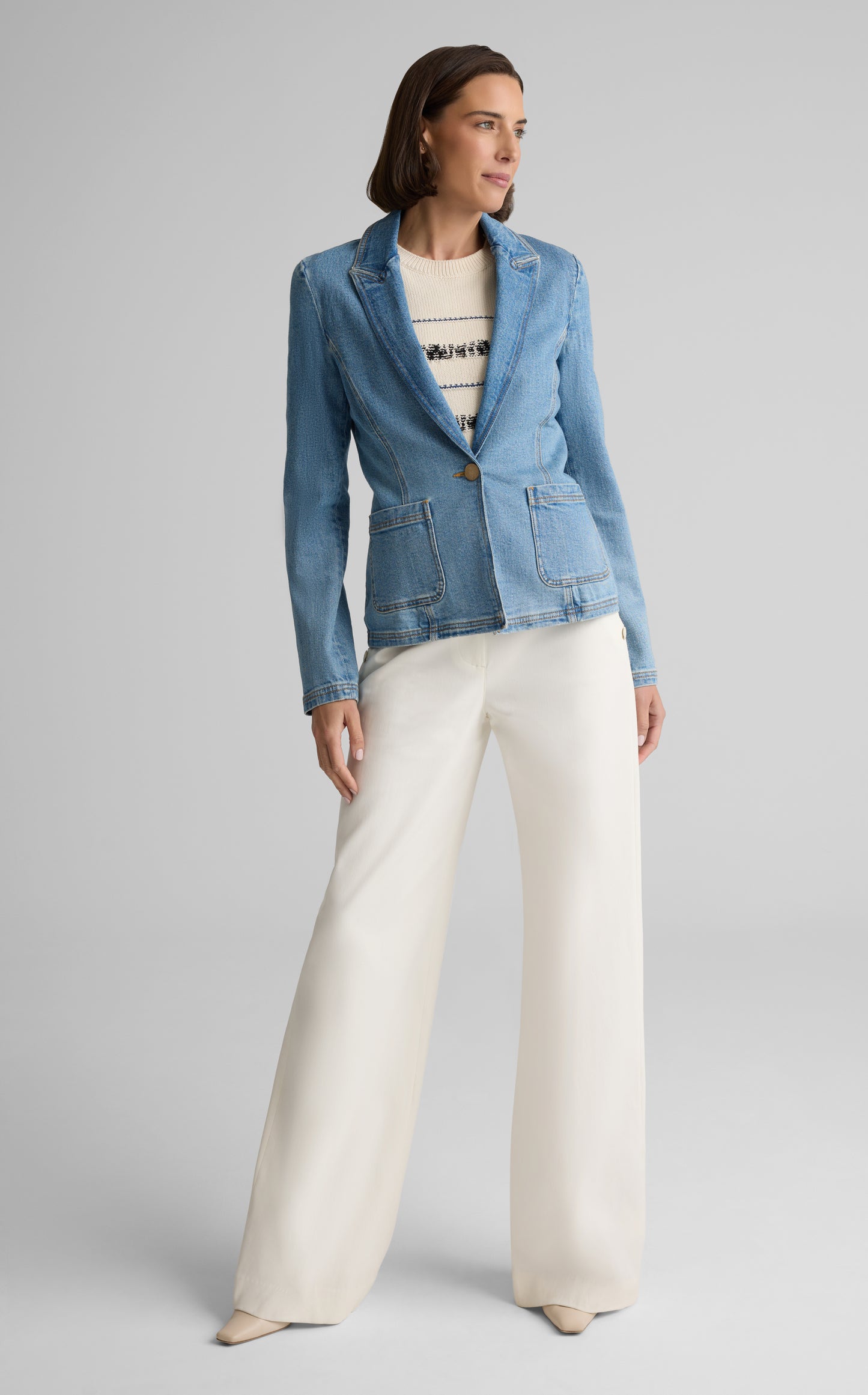 Noemi Jacket in Stretch Denim