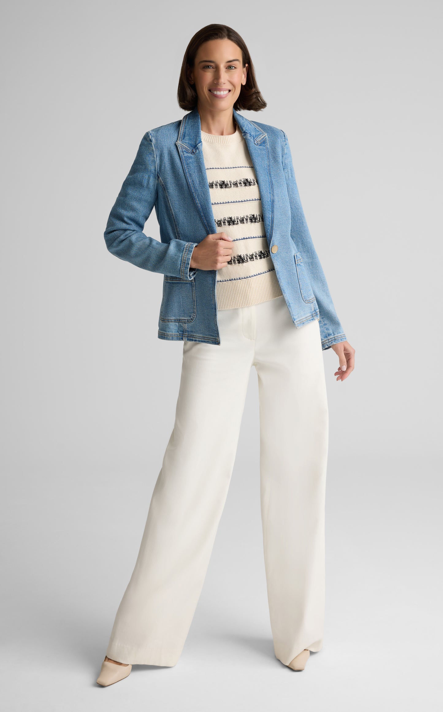 Noemi Jacket in Stretch Denim