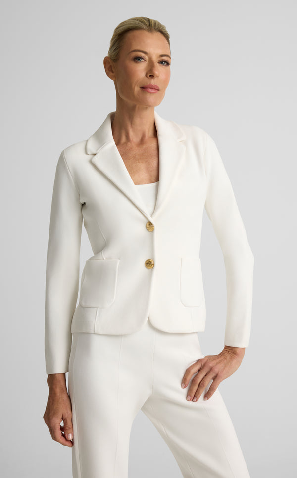 Erin Sport Jacket In Santa Roma Knit