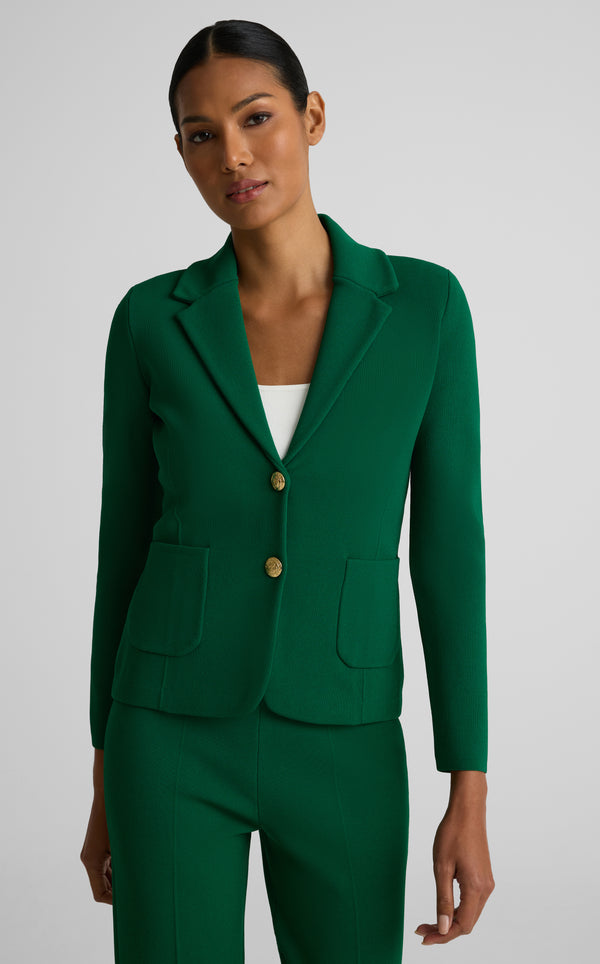 Erin Sport Jacket In Santa Roma Knit