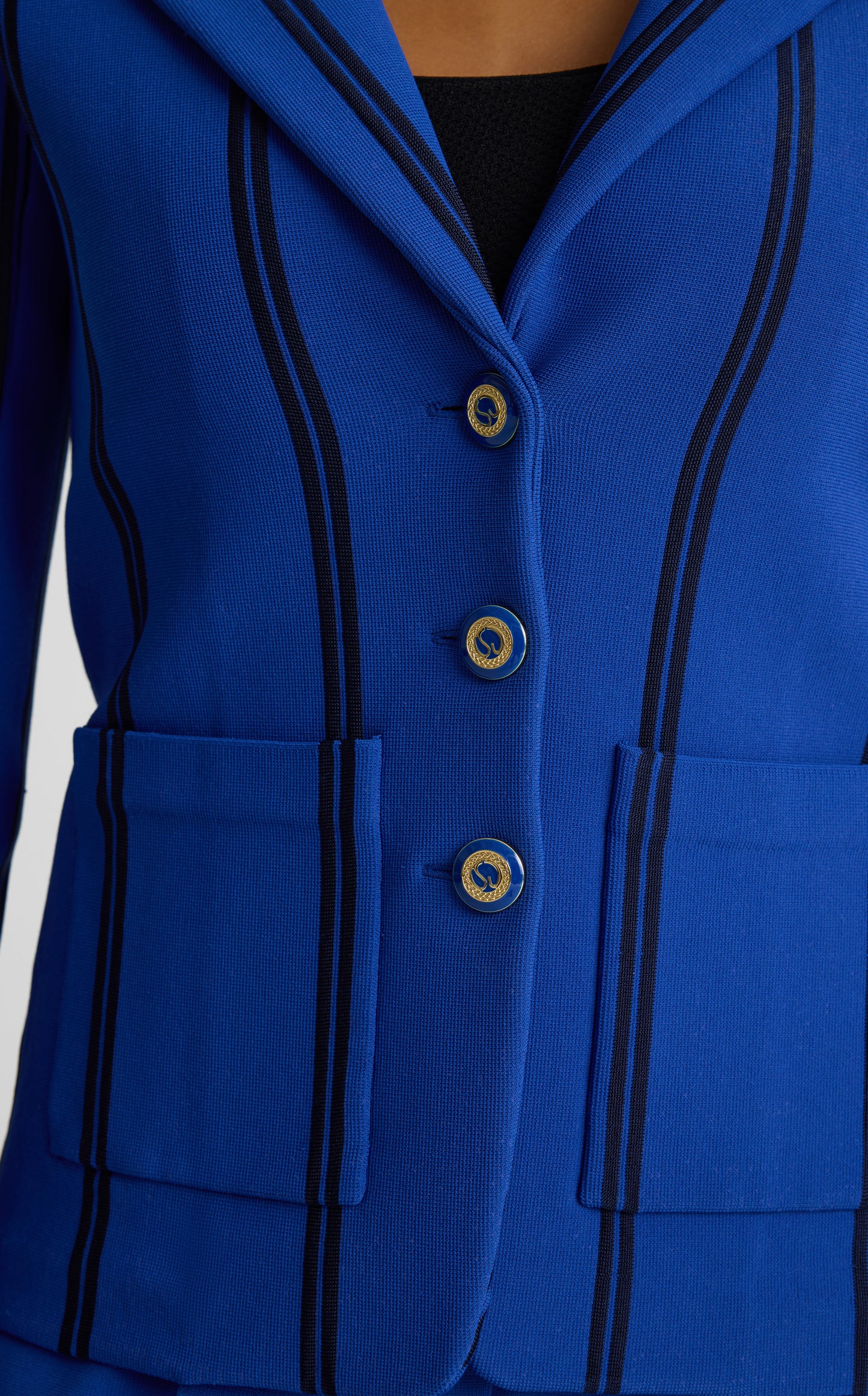 Carter Jacket In Roma Crepe Knit