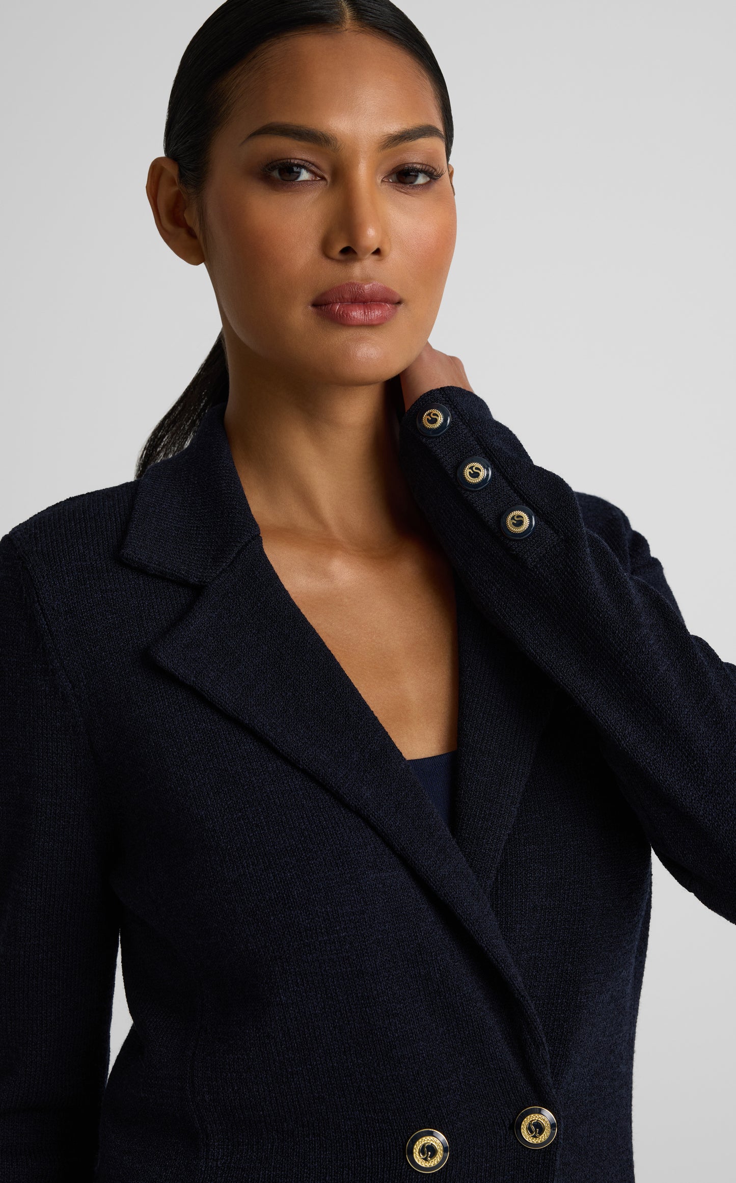 Barbara Jacket In Legacy Crepe Knit
