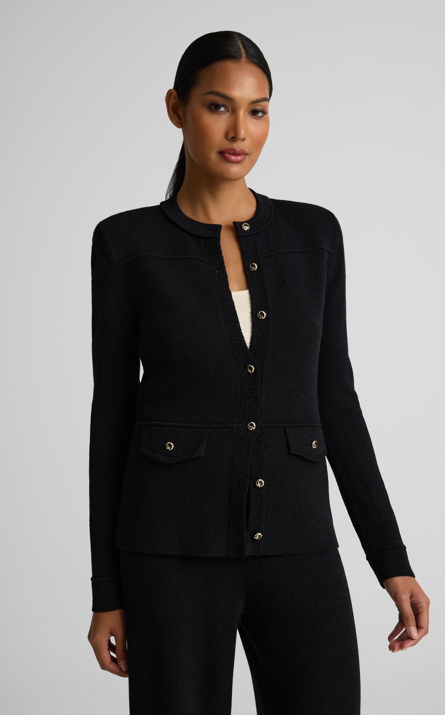Courtney Jacket In Legacy Crepe Knit
