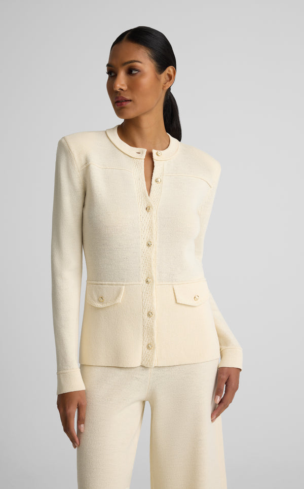 Courtney Jacket In Legacy Crepe Knit
