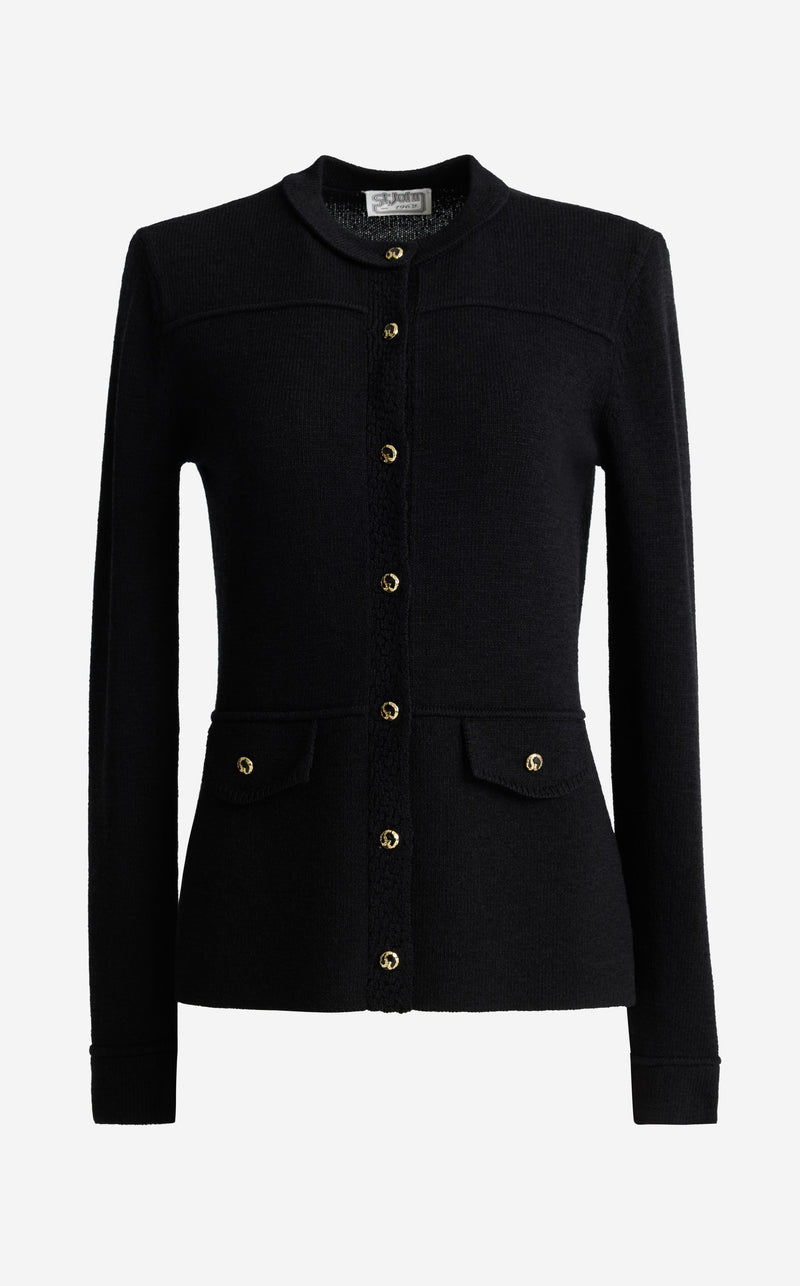 Courtney Jacket In Legacy Crepe Knit