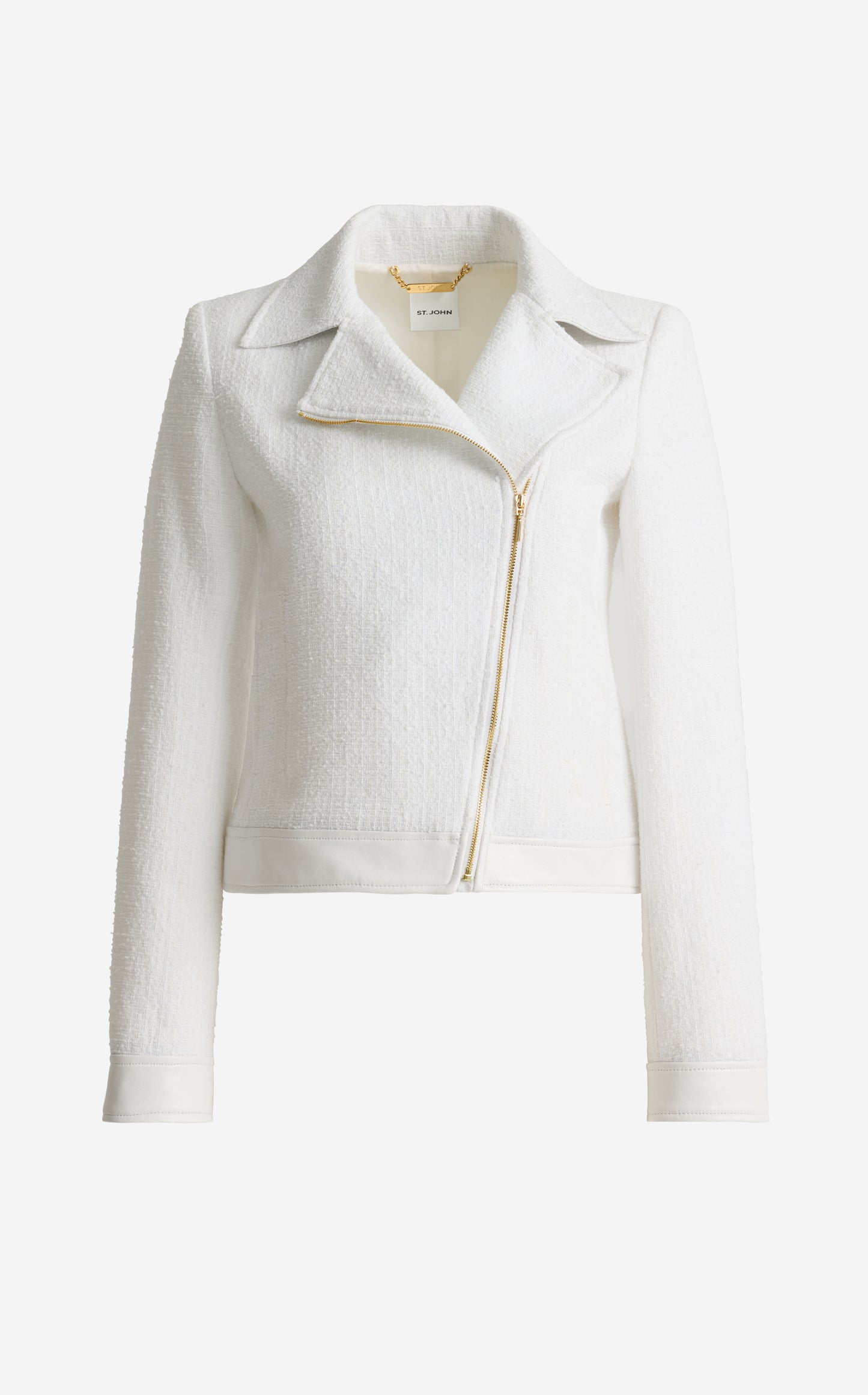 Zelda Jacket In Leathertrimmed Tweed