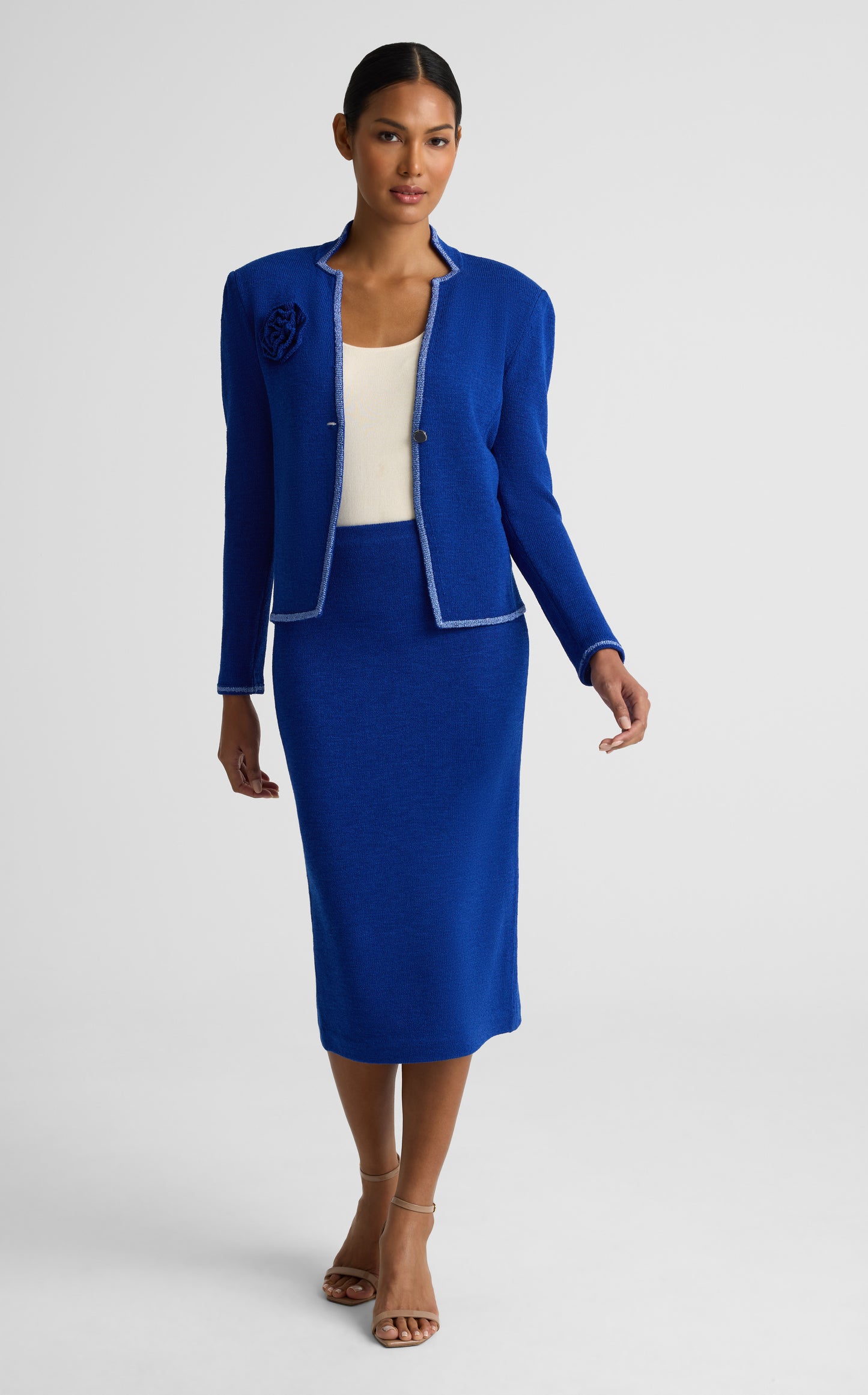 Betsy Jacket In Legacy Crepe Knit