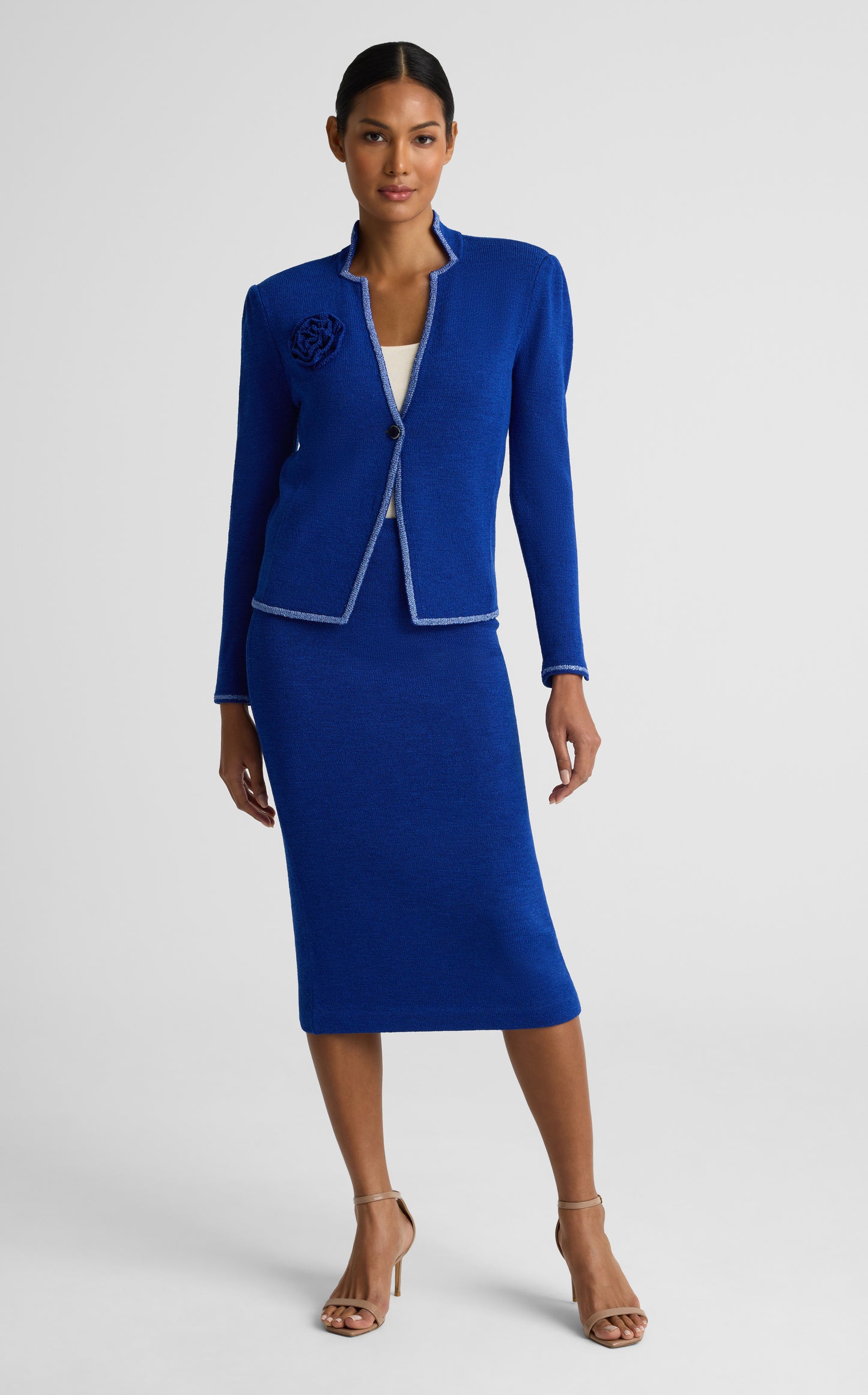 Betsy Jacket In Legacy Crepe Knit
