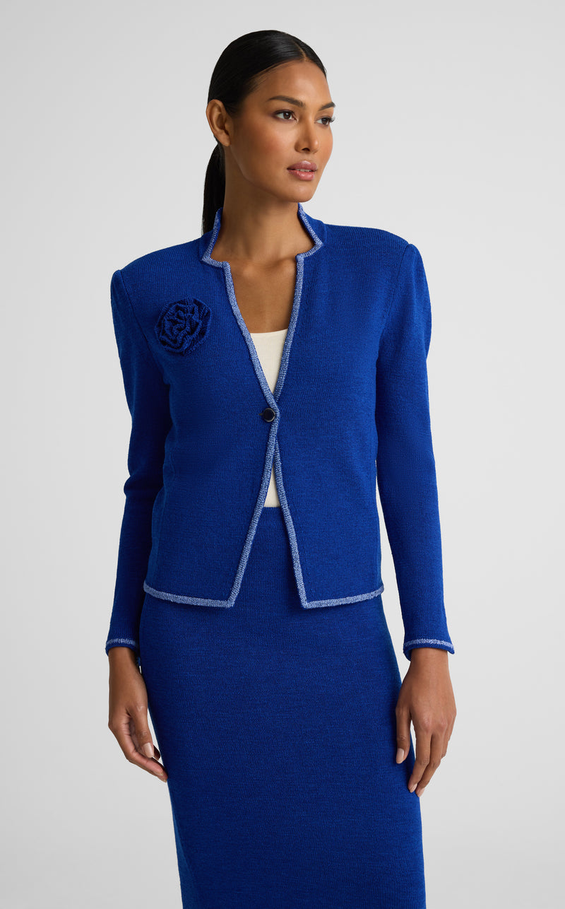 Betsy Jacket In Legacy Crepe Knit