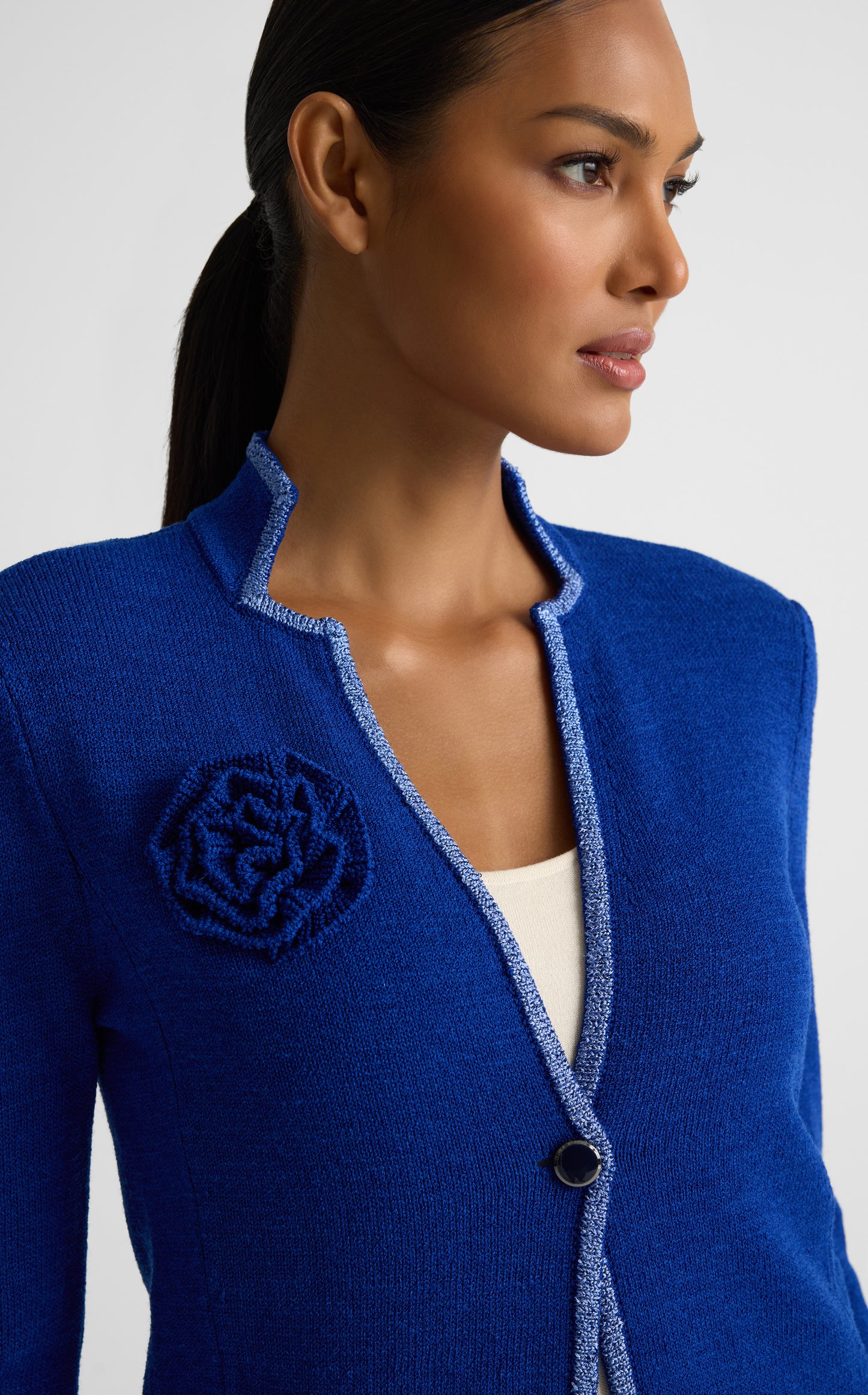 Betsy Jacket In Legacy Crepe Knit