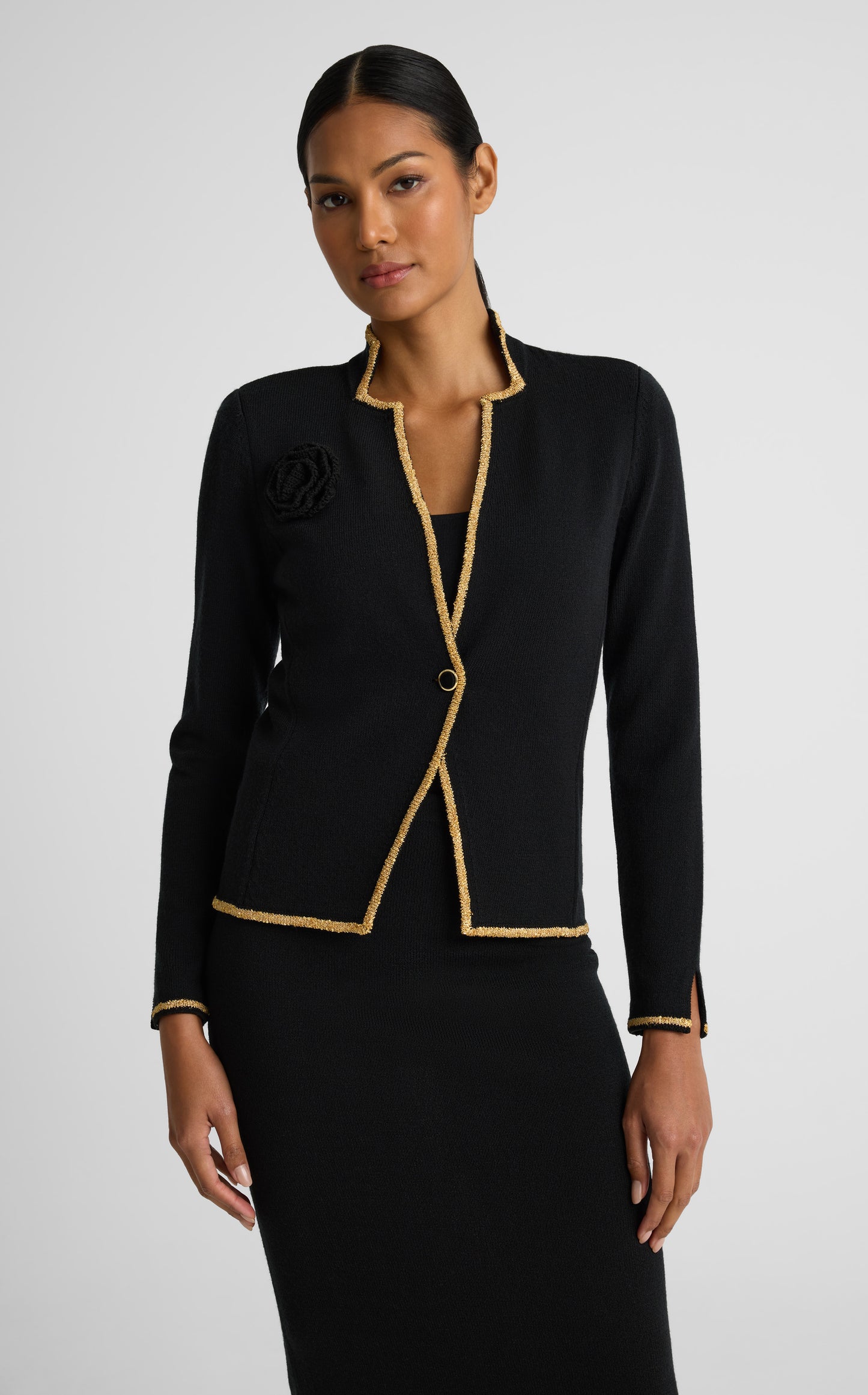 Betsy Jacket In Legacy Crepe Knit