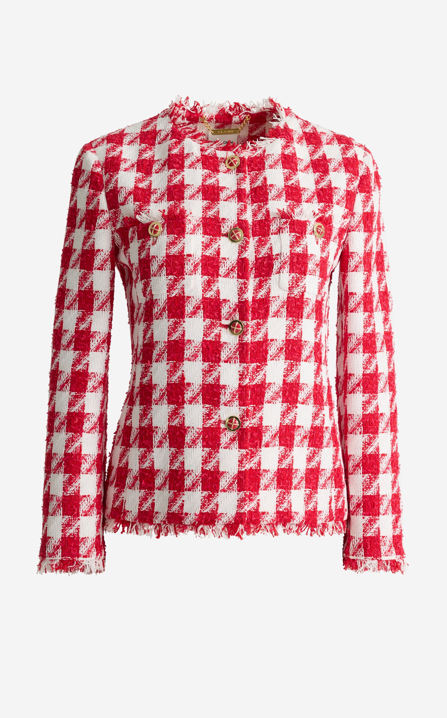 Lora Jacket In Nomad Gingham Tweed