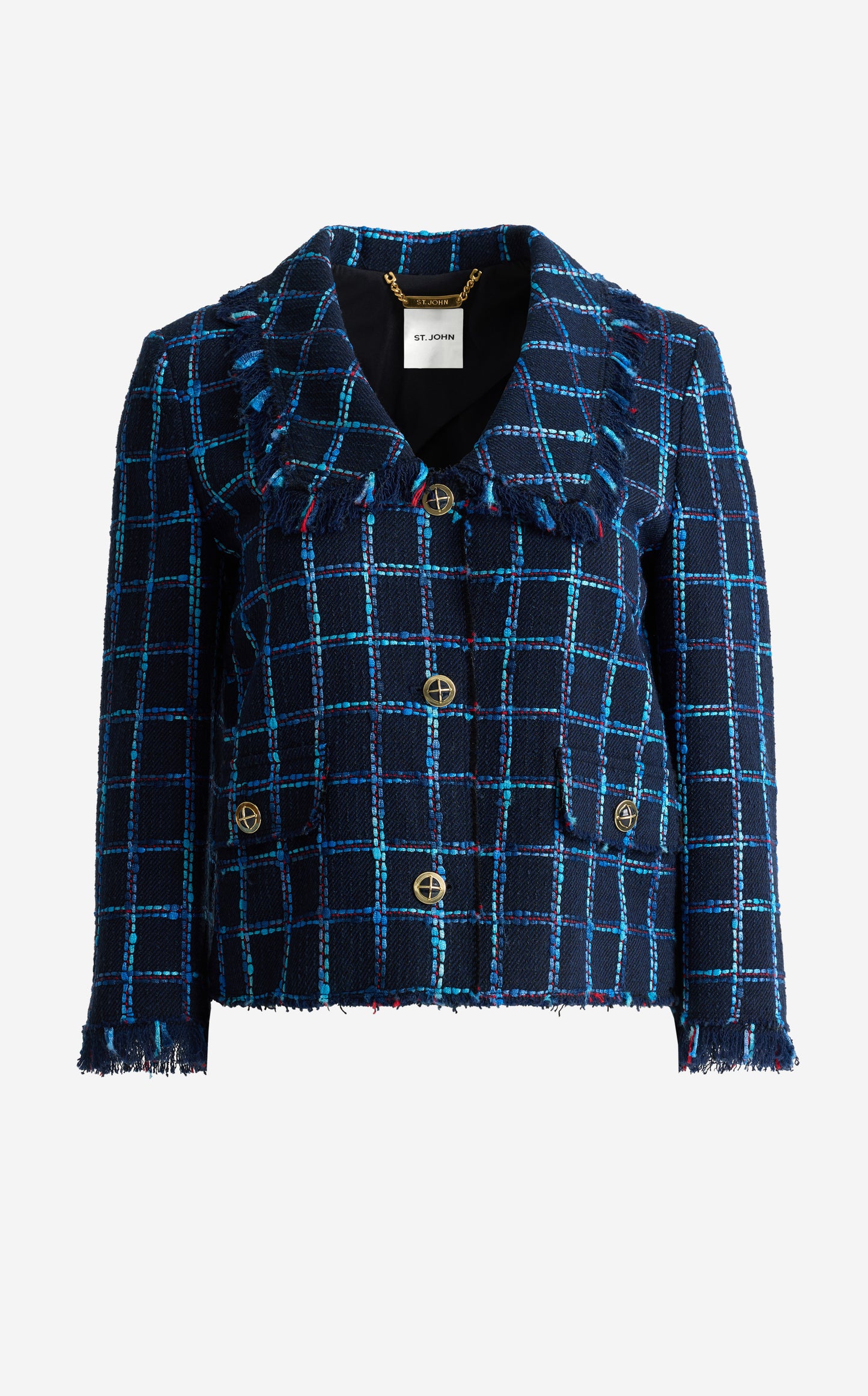 Marine Jacket In Plaidview Tweed