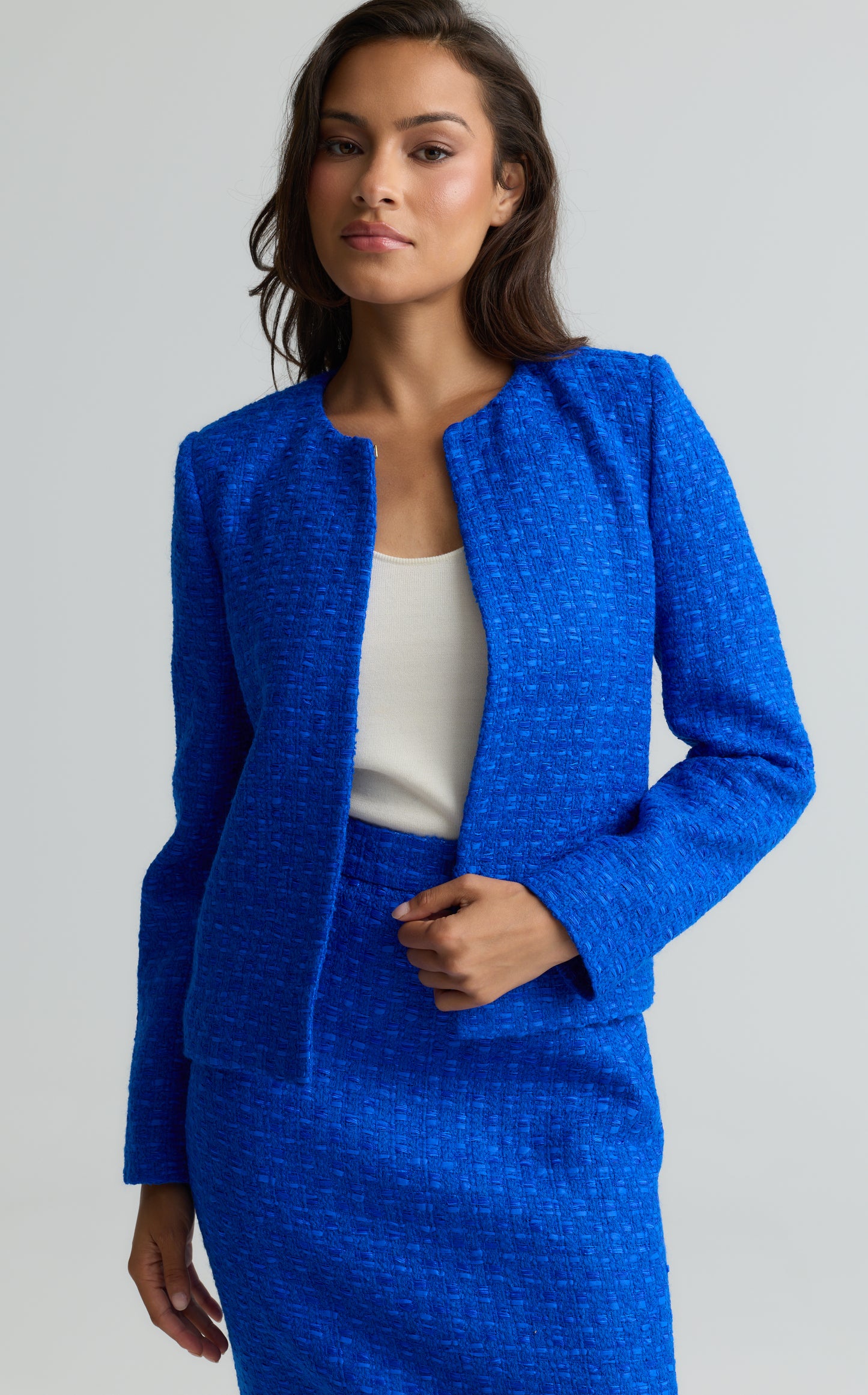 Grace Jacket In Mirage Tweed