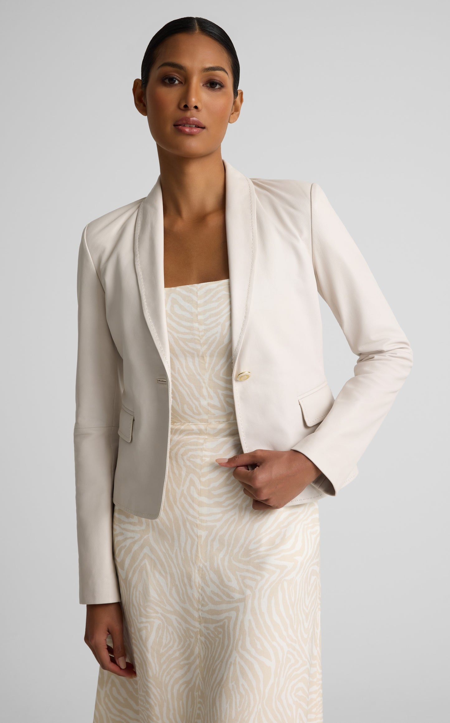 Parker Jacket In Soft Nappa Leather