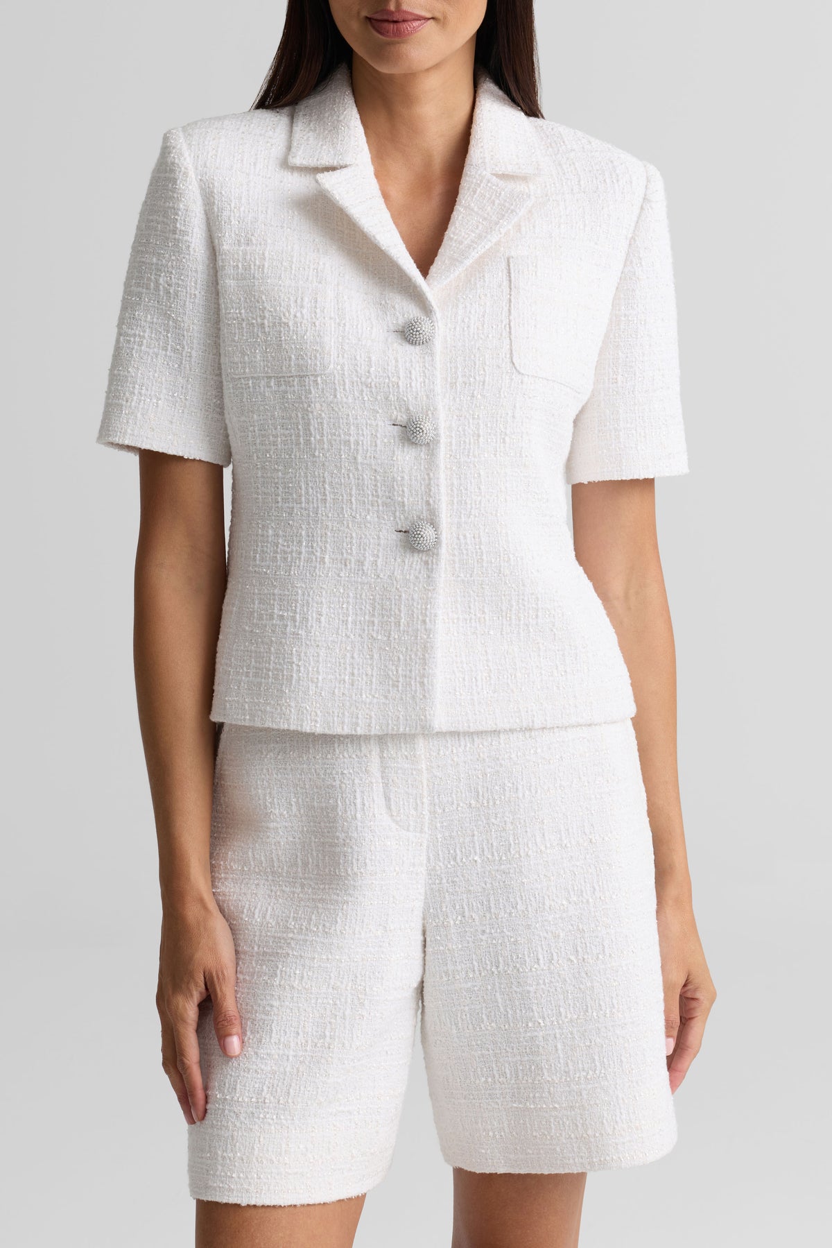 Crosshatch Tweed Jacket