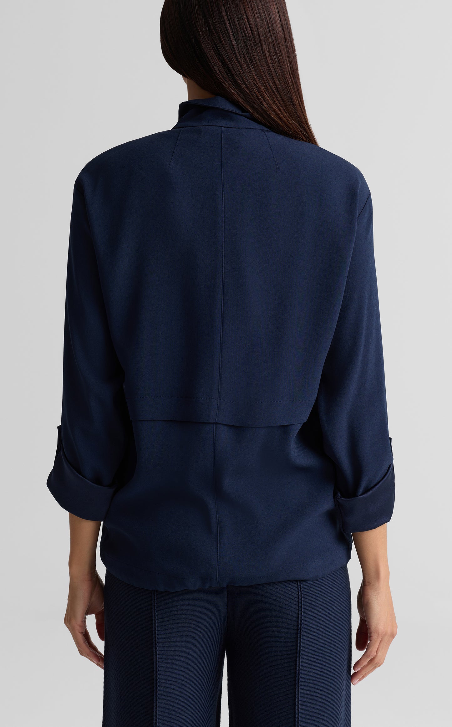 Mock Neck Utility Jacket