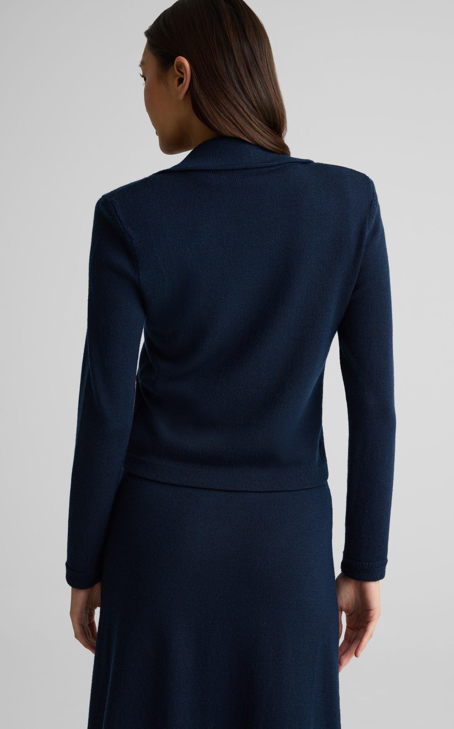 Short Jacket In Legacy Crepe Knit