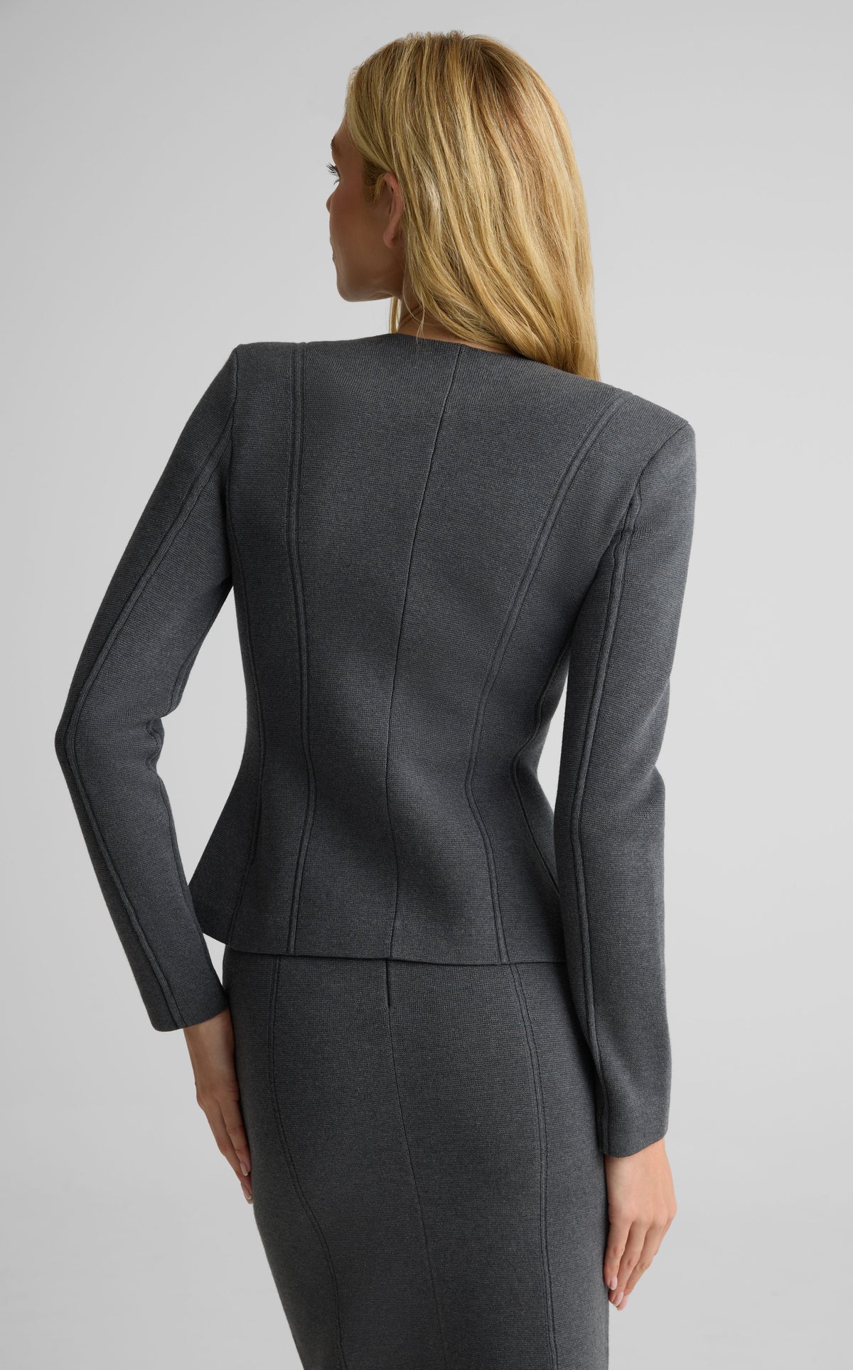 Erin Jacket In Santa Roma Knit