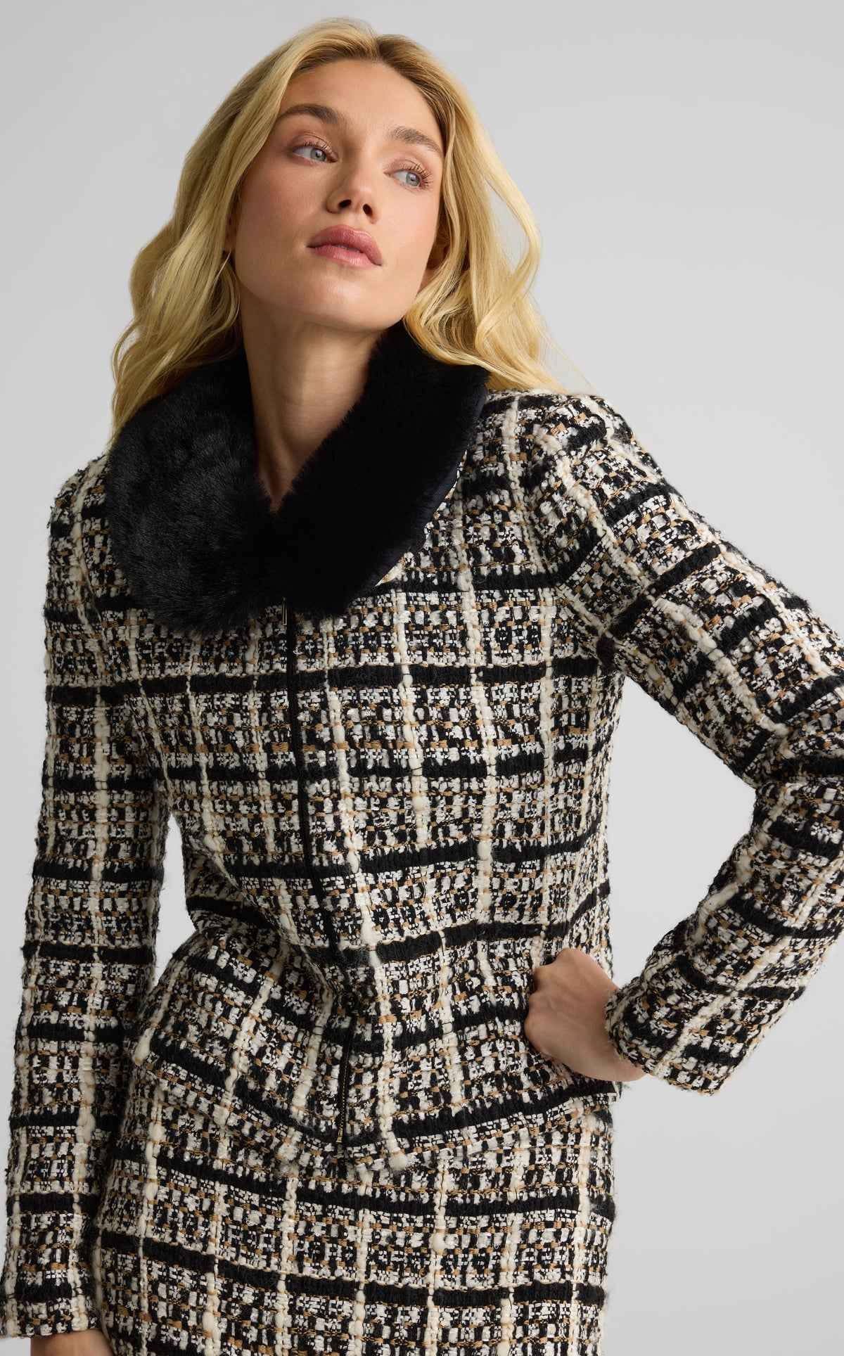 Jacket In Chapelle Plaid Tweed