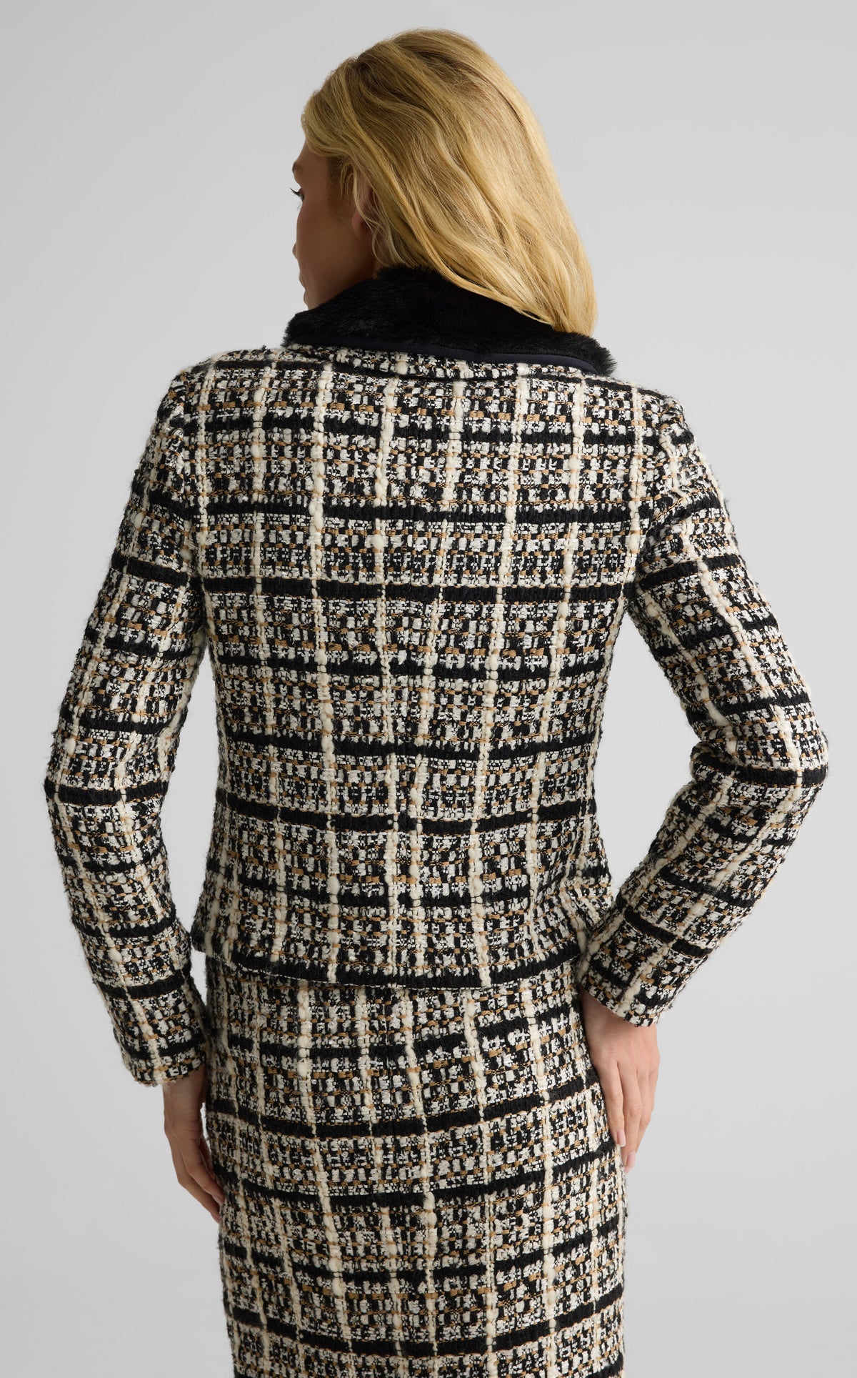 Jacket In Chapelle Plaid Tweed