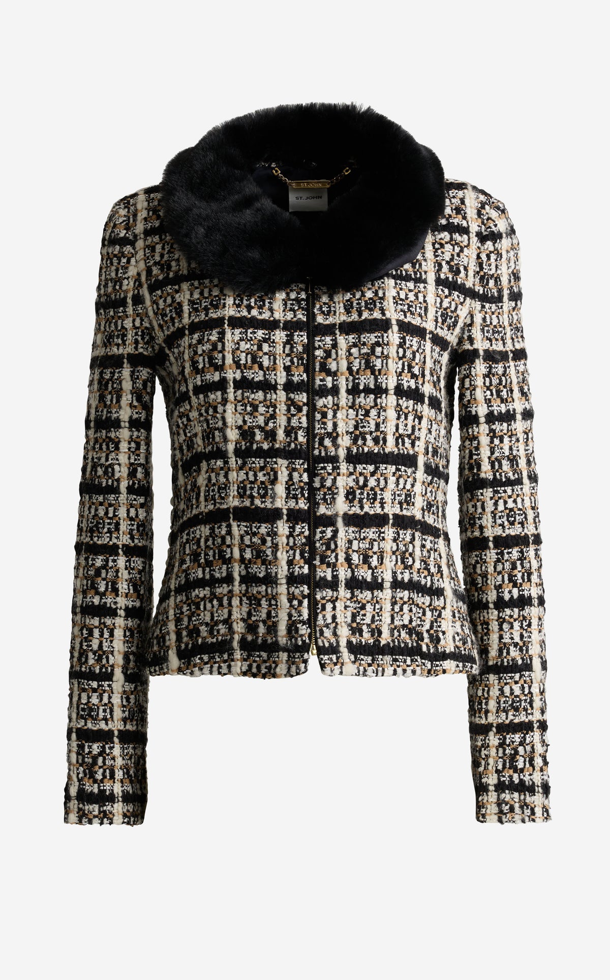 Jacket In Chapelle Plaid Tweed