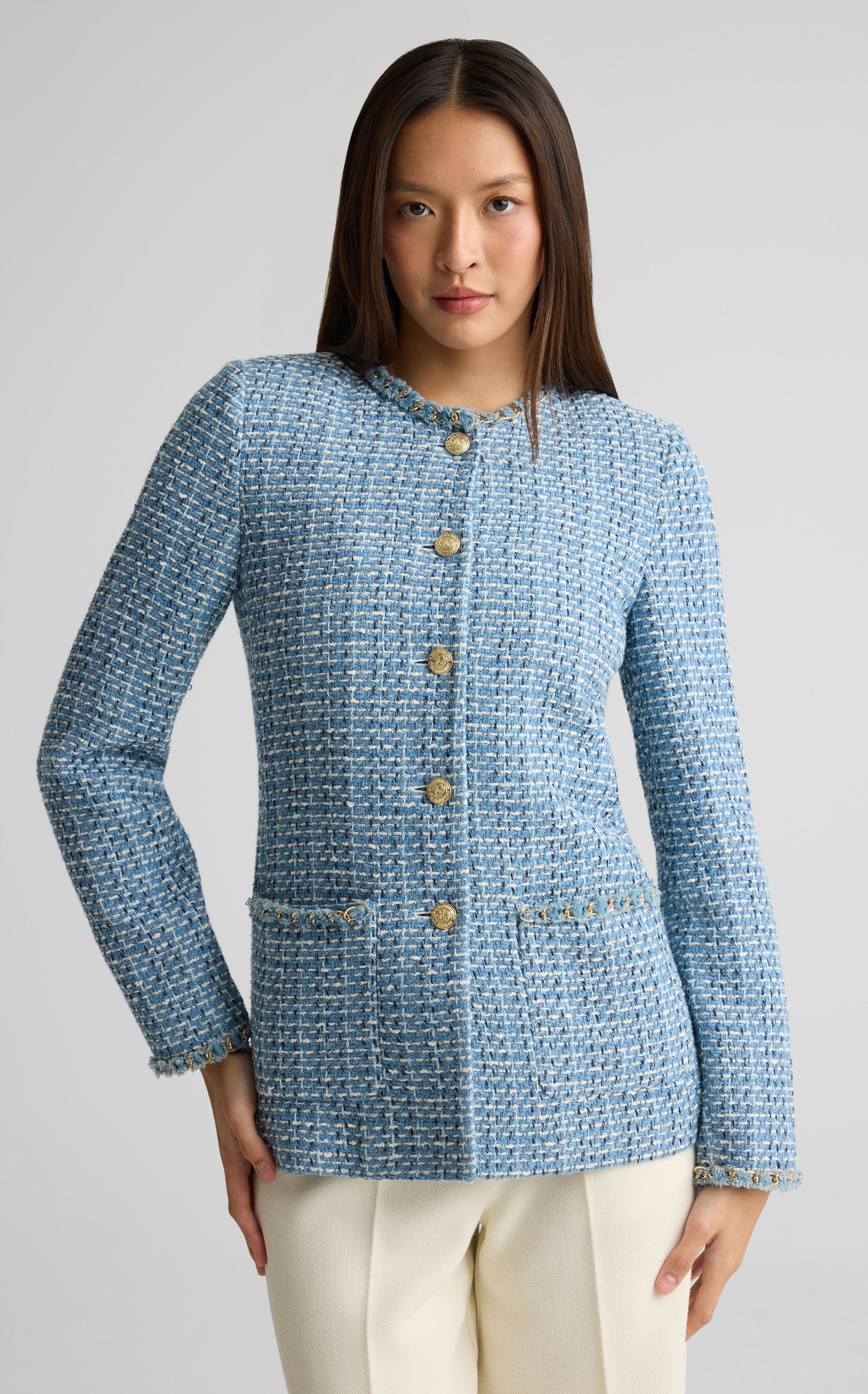 Long Jacket In Vilette Tweed