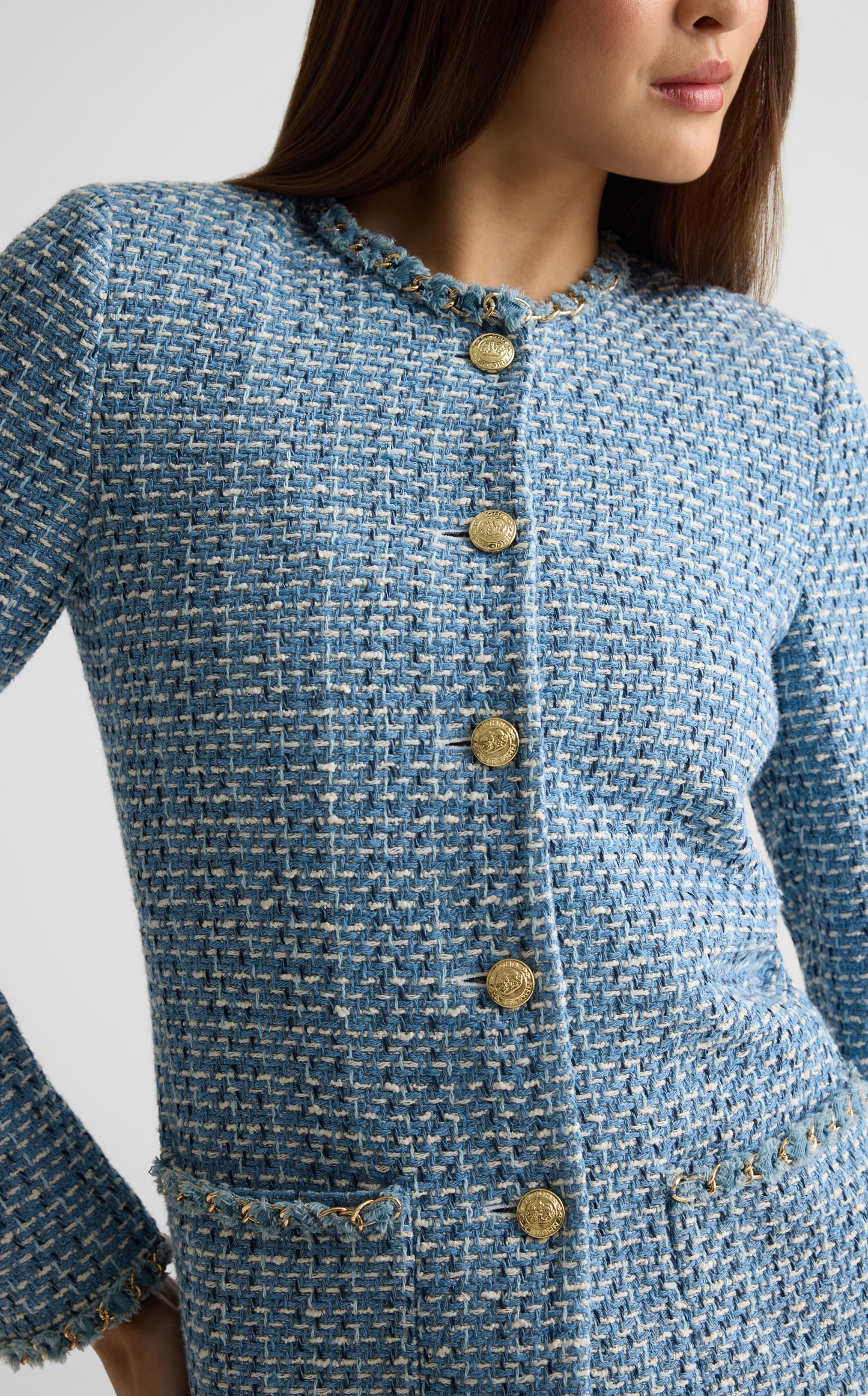 Long Jacket In Vilette Tweed