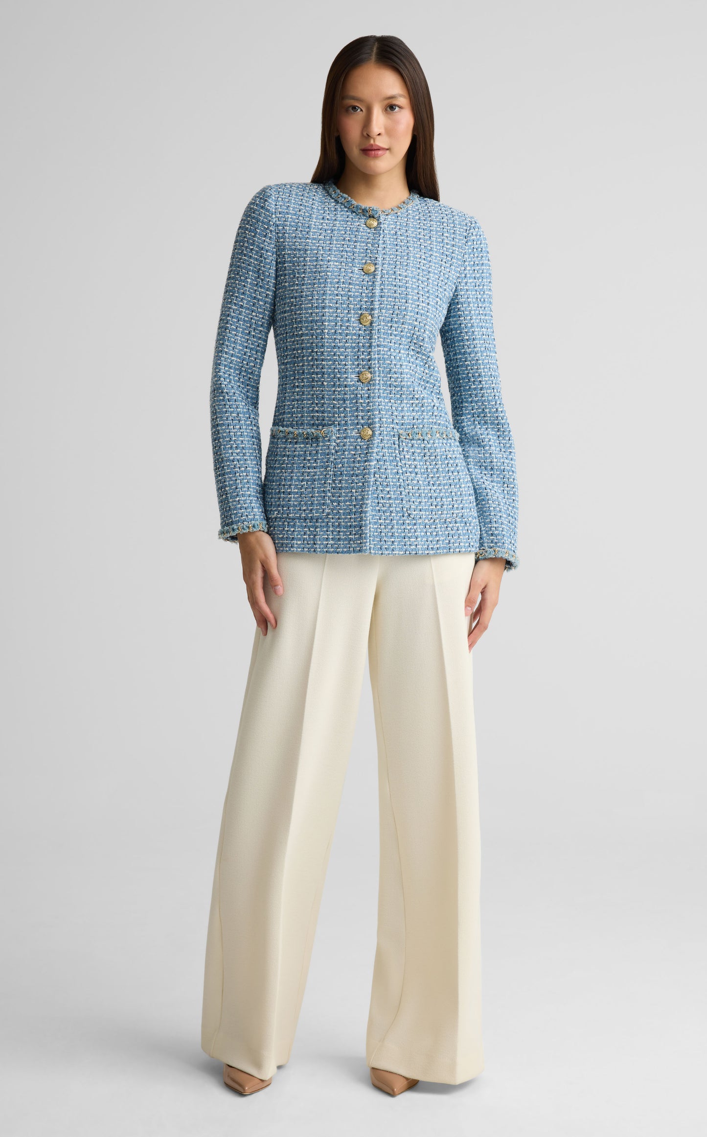 Long Jacket In Vilette Tweed