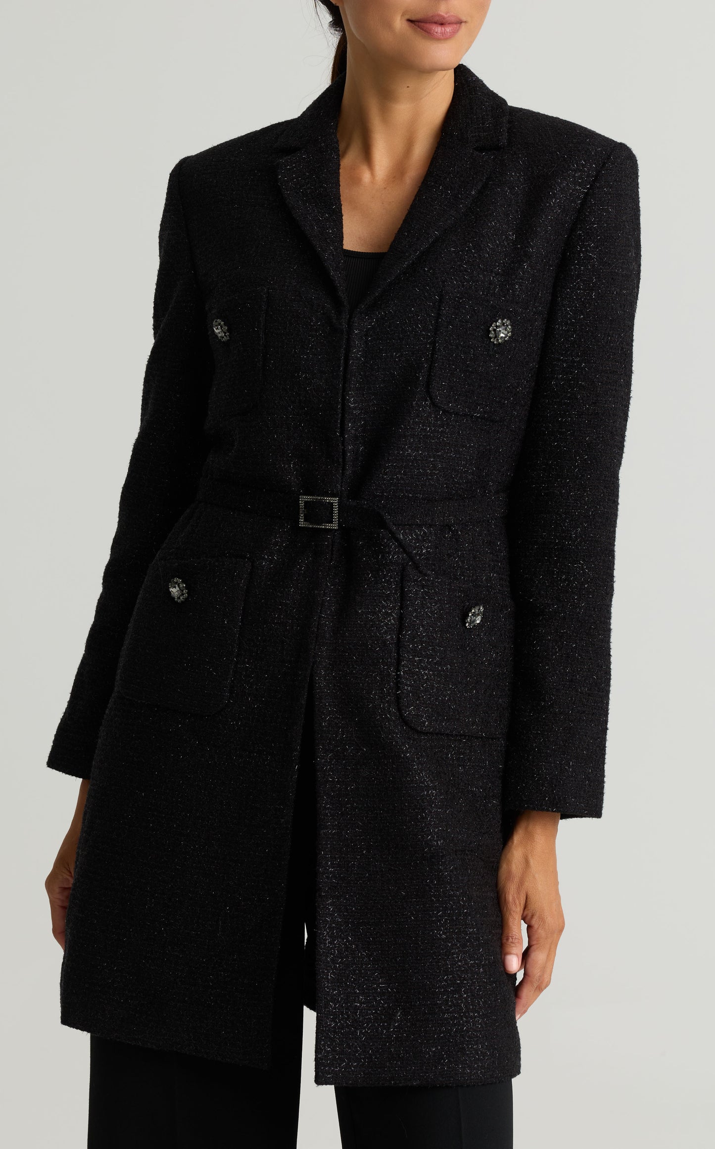 Sequined Bouclé Jacket
