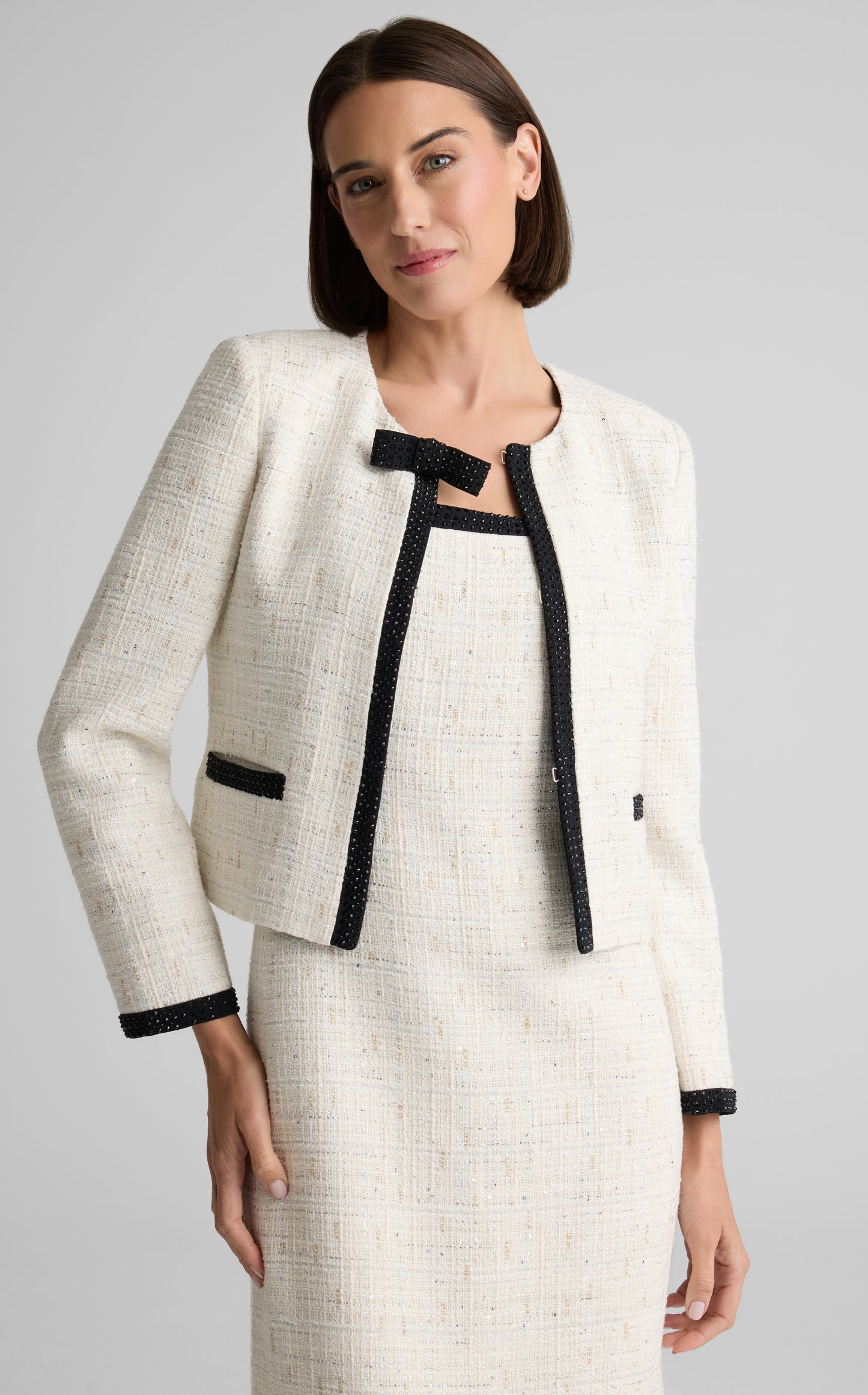Elizabeth Jacket in Cannes Tweed
