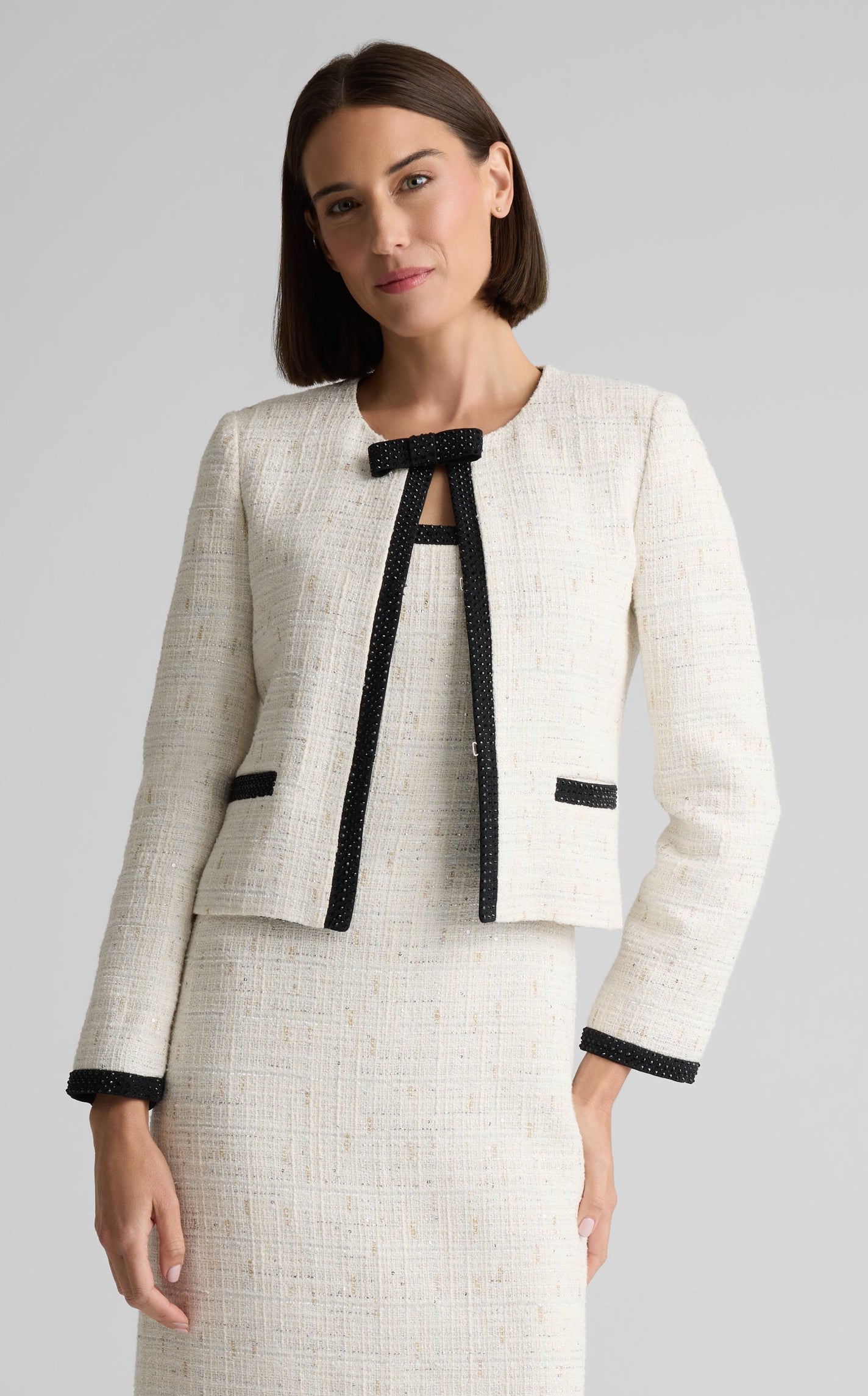 Elizabeth Jacket in Cannes Tweed