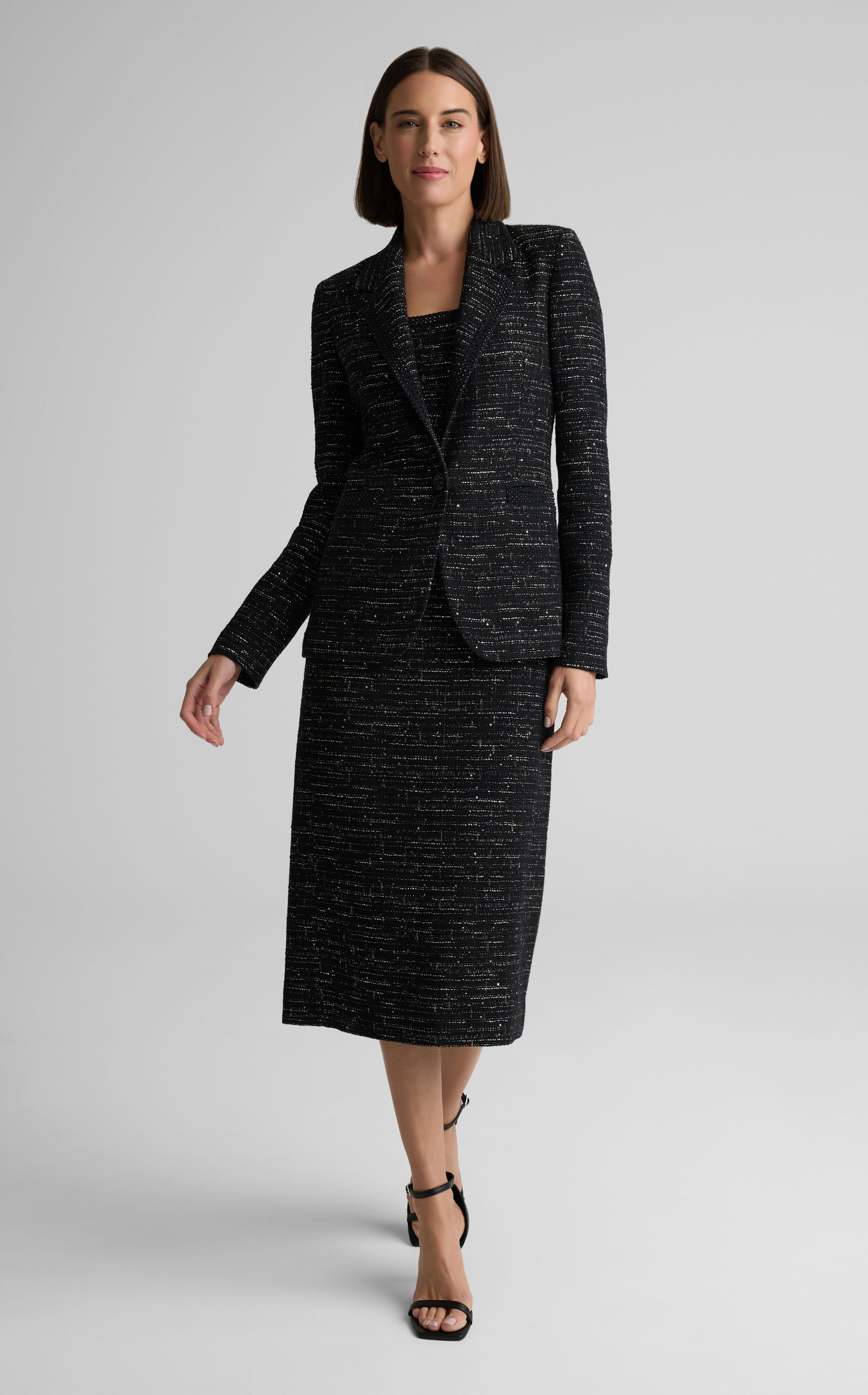 Elvie Jacket in Cannes Tweed