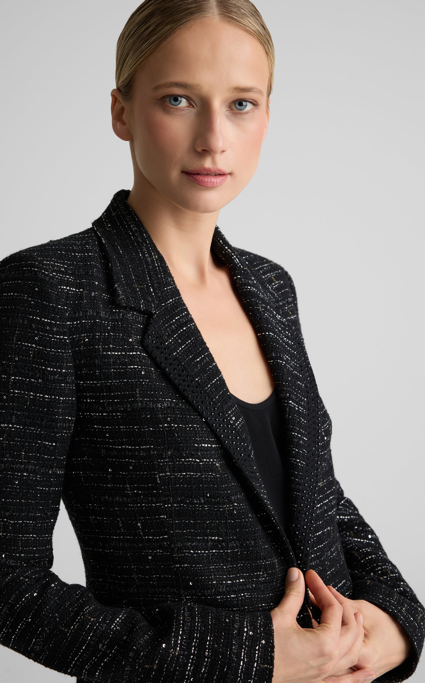 Elvie Jacket in Cannes Tweed