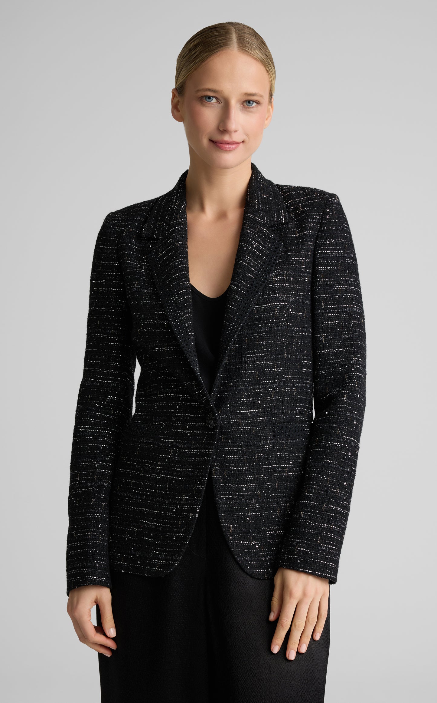 Elvie Jacket in Cannes Tweed