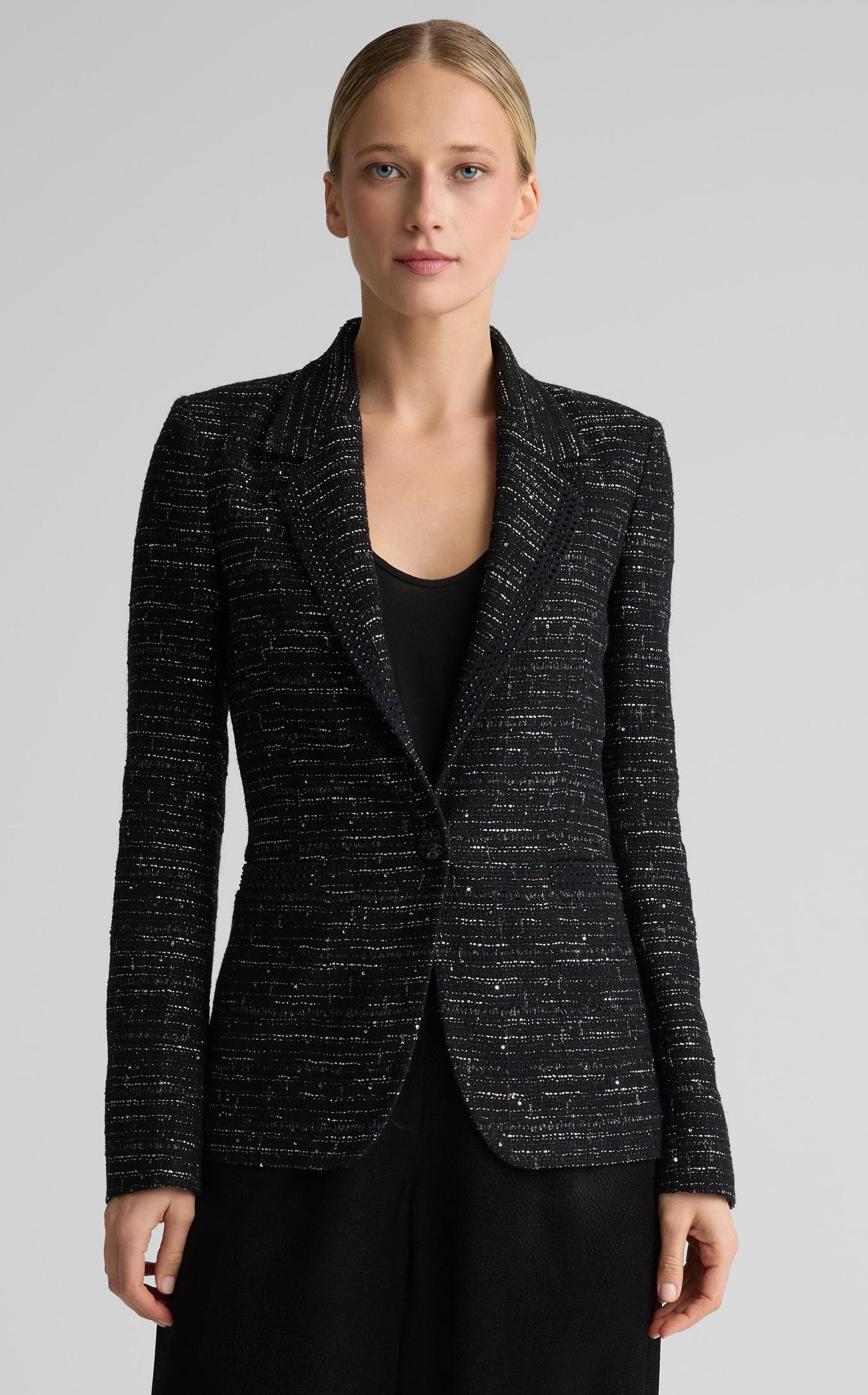 Elvie Jacket in Cannes Tweed